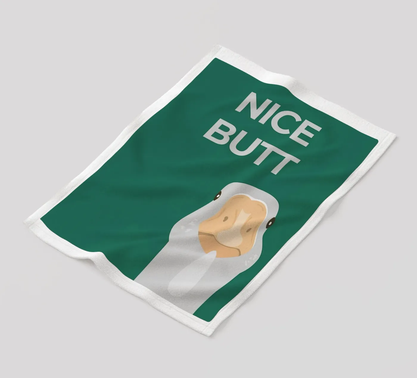 Blöde Gans Fleecedecke von animals_studio