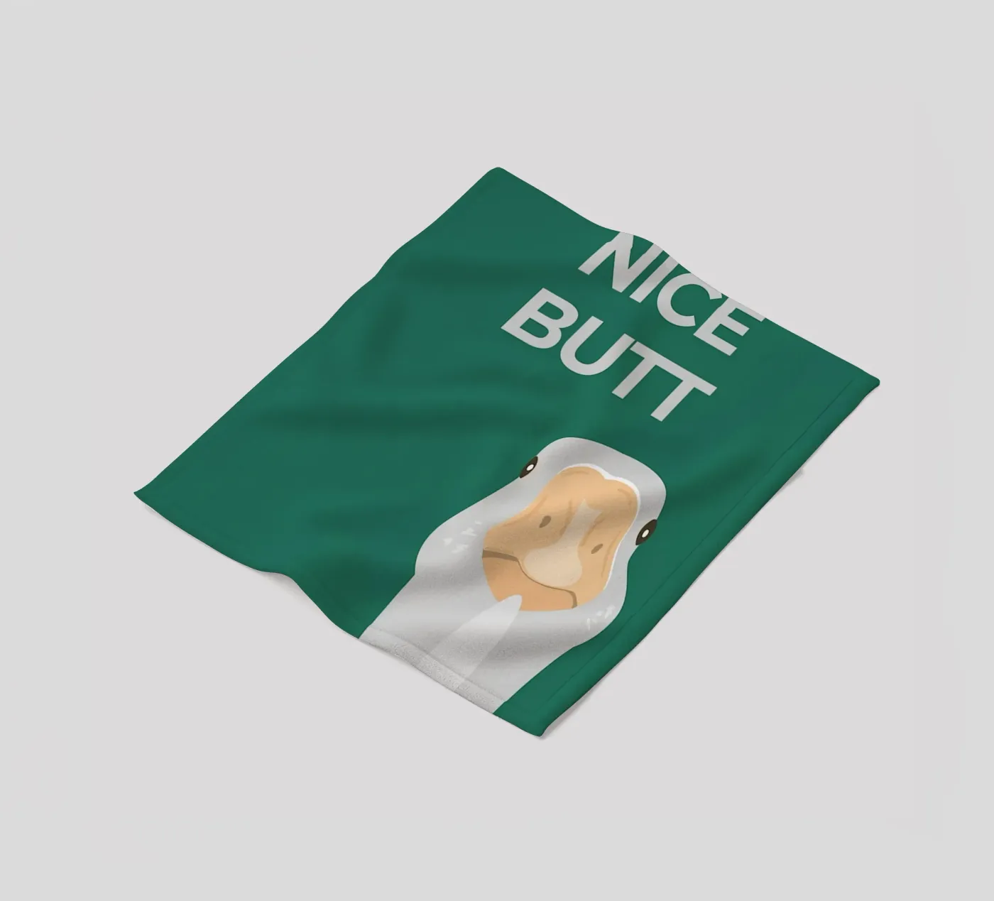 Blöde Gans Fleecedecke von animals_studio