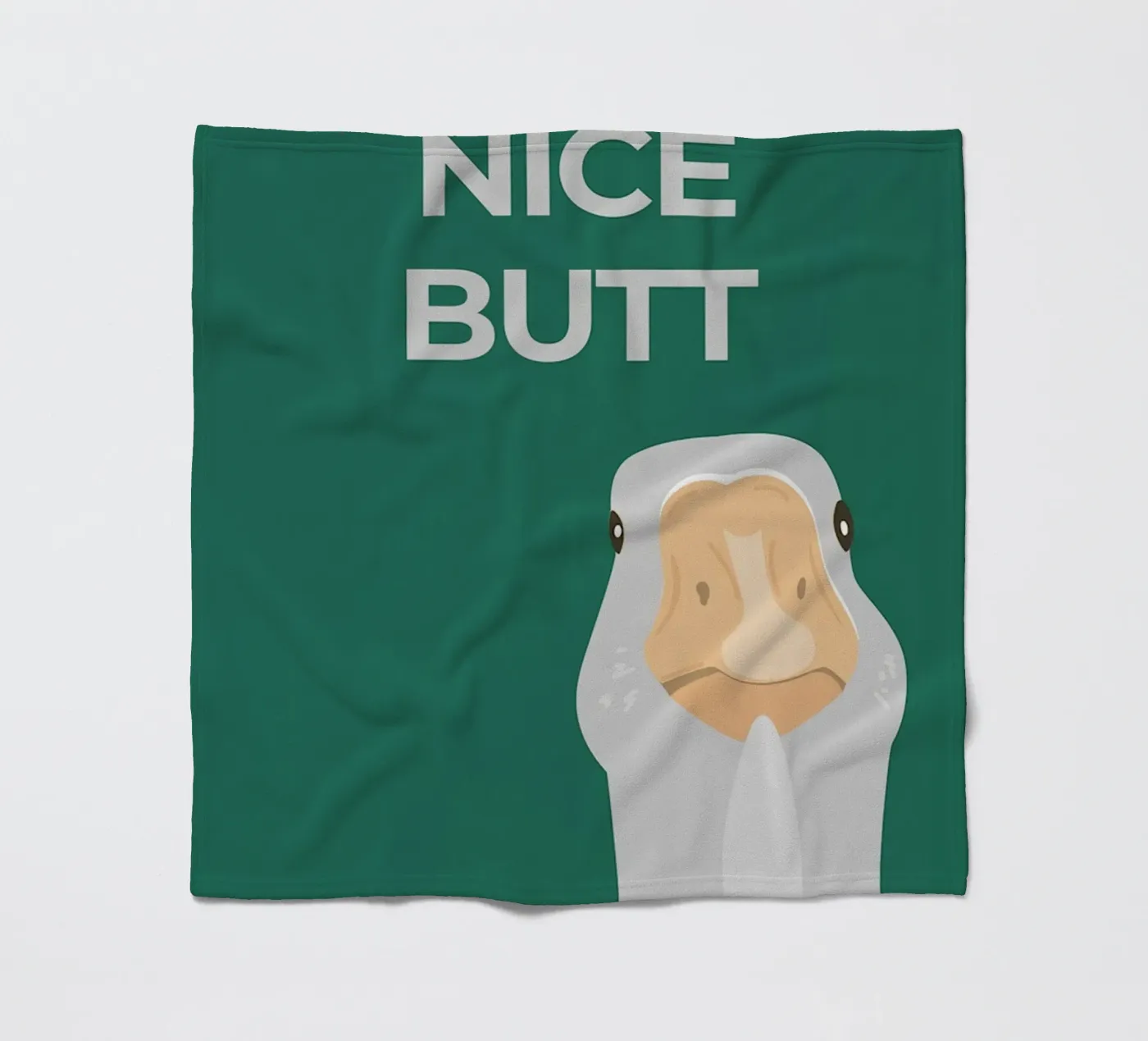 Blöde Gans Fleecedecke von animals_studio