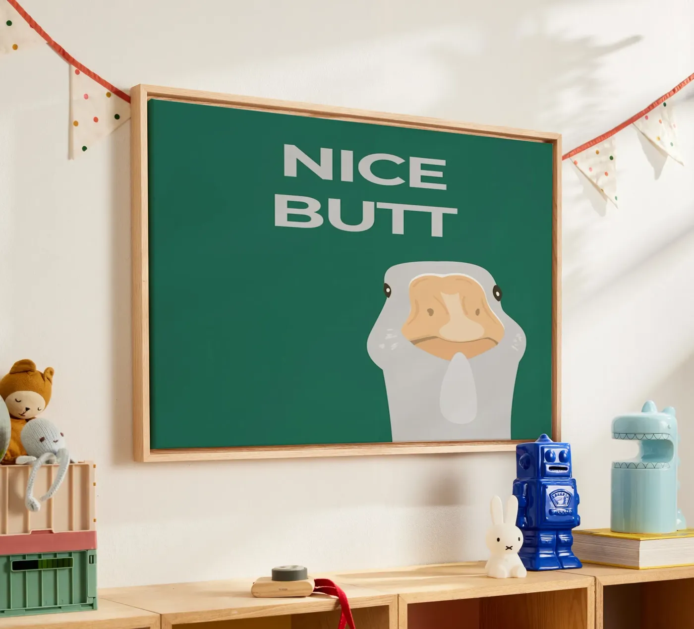 Silly Goose canvas by animals_studio