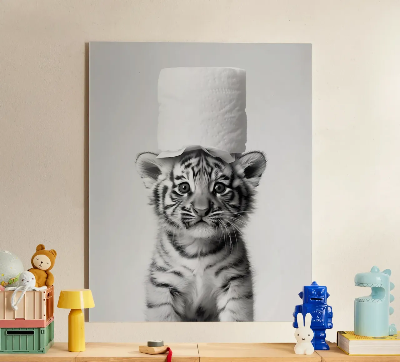 Baby Tiger acrylic glass by animals_studio