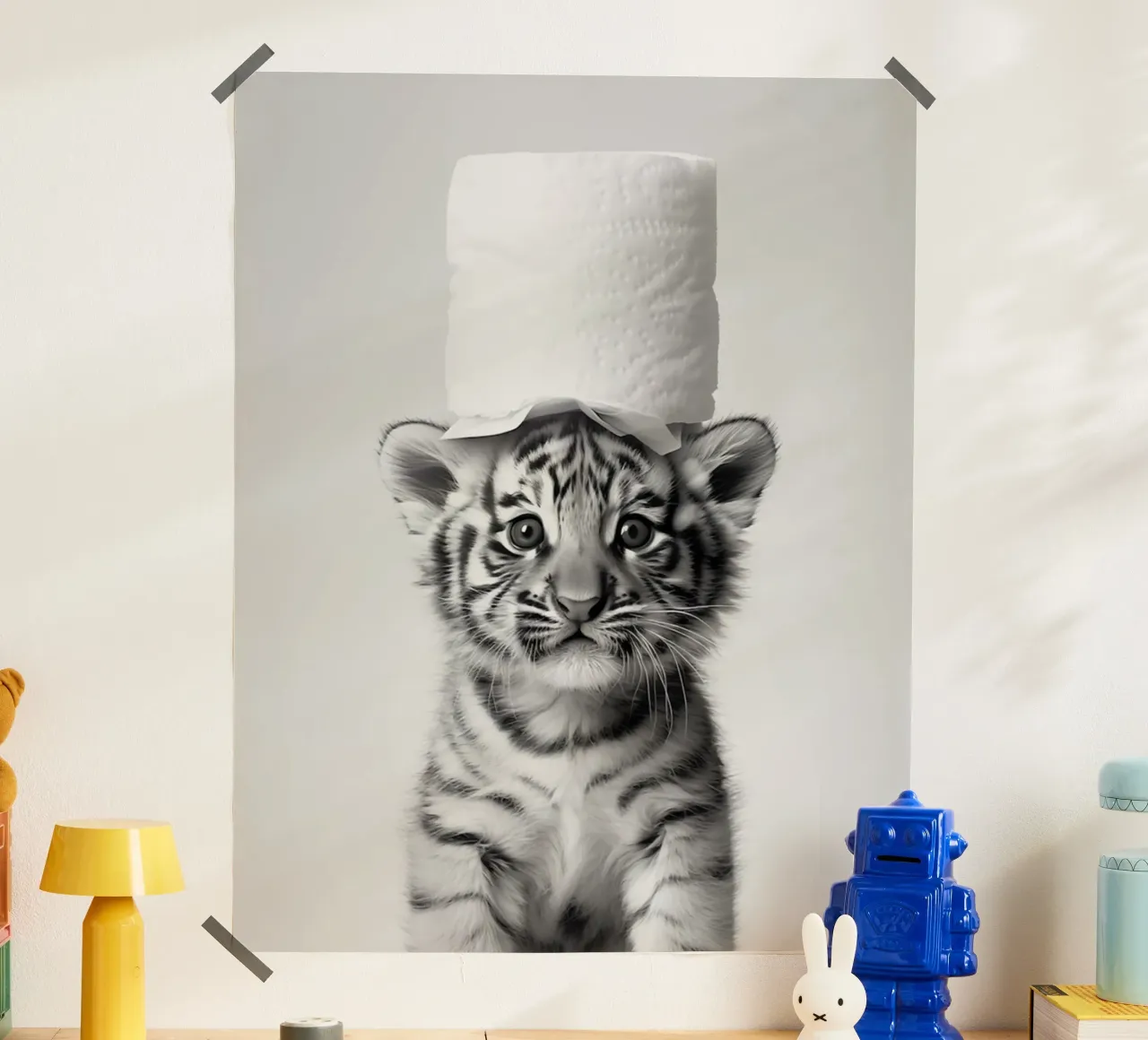 Bambino tigre carta hahnemühle da animals_studio