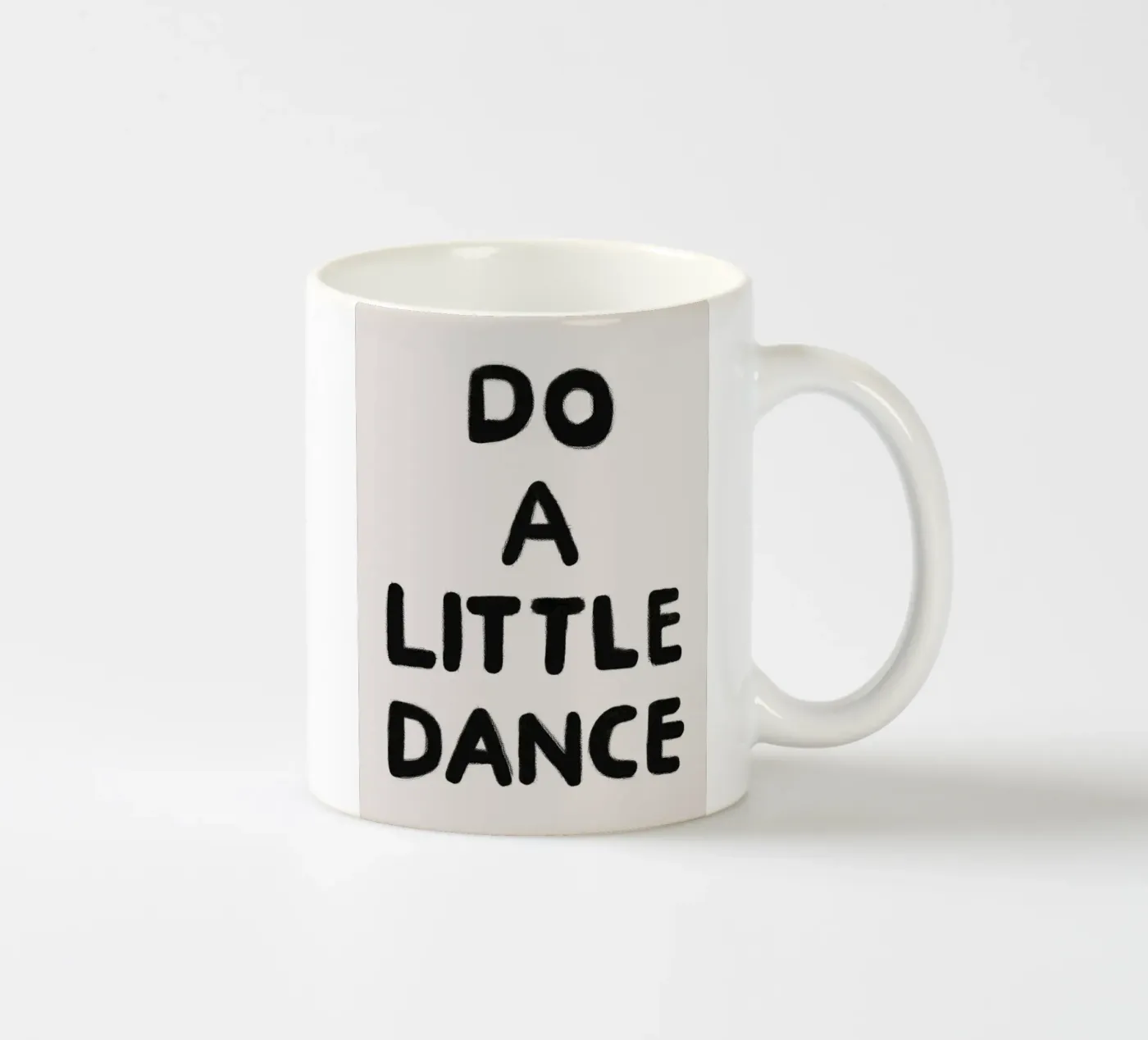 Let's dance ceramic mug by Carinaprint