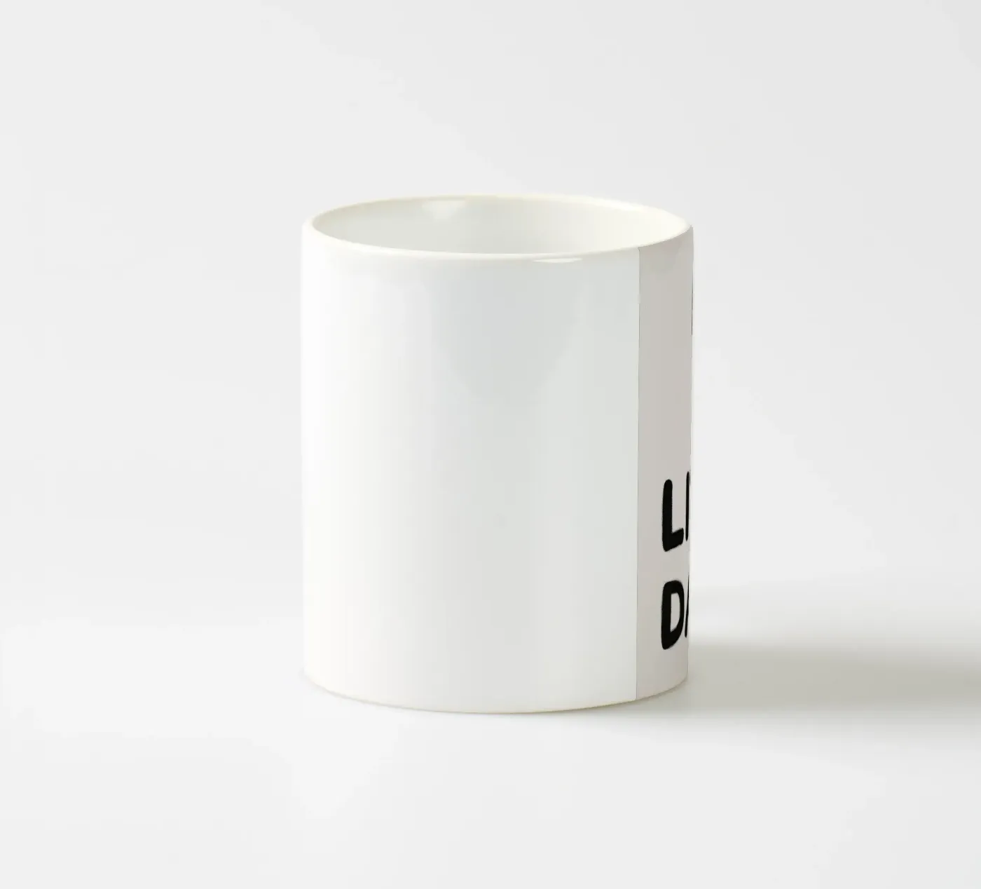 Let's dance ceramic mug by Carinaprint