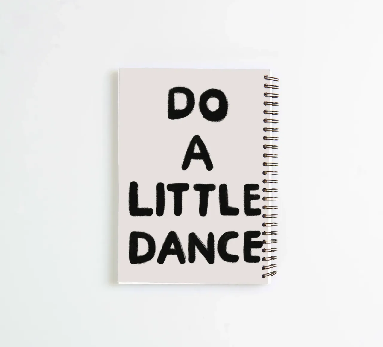 Let's dance spiral notebook by Carinaprint