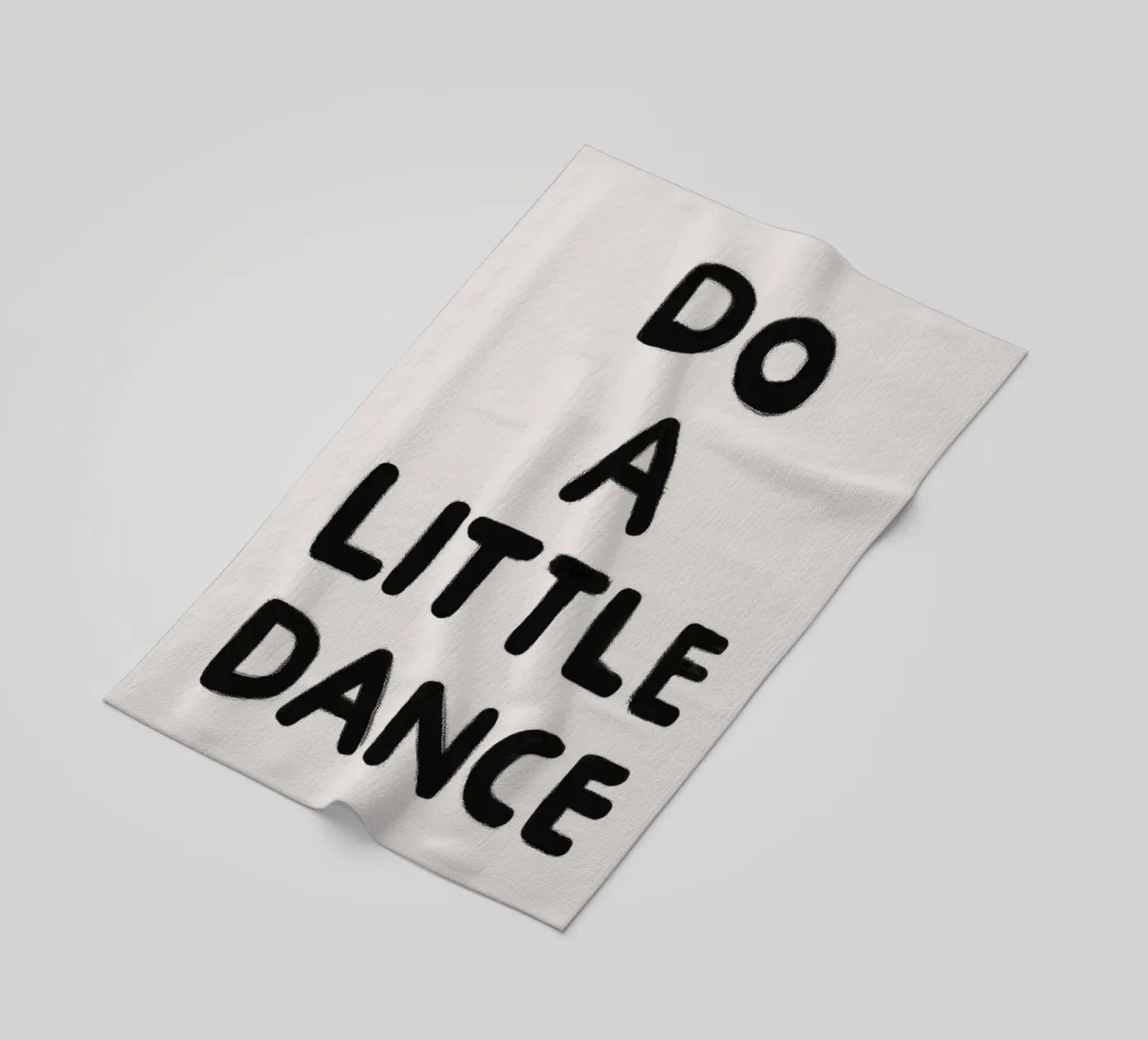 Let's dance beach towel by Carinaprint