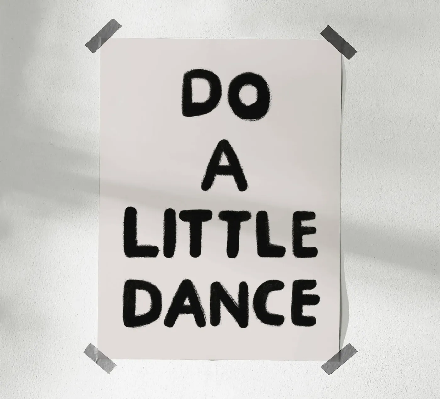 Laten we dansen poster van Carinaprint