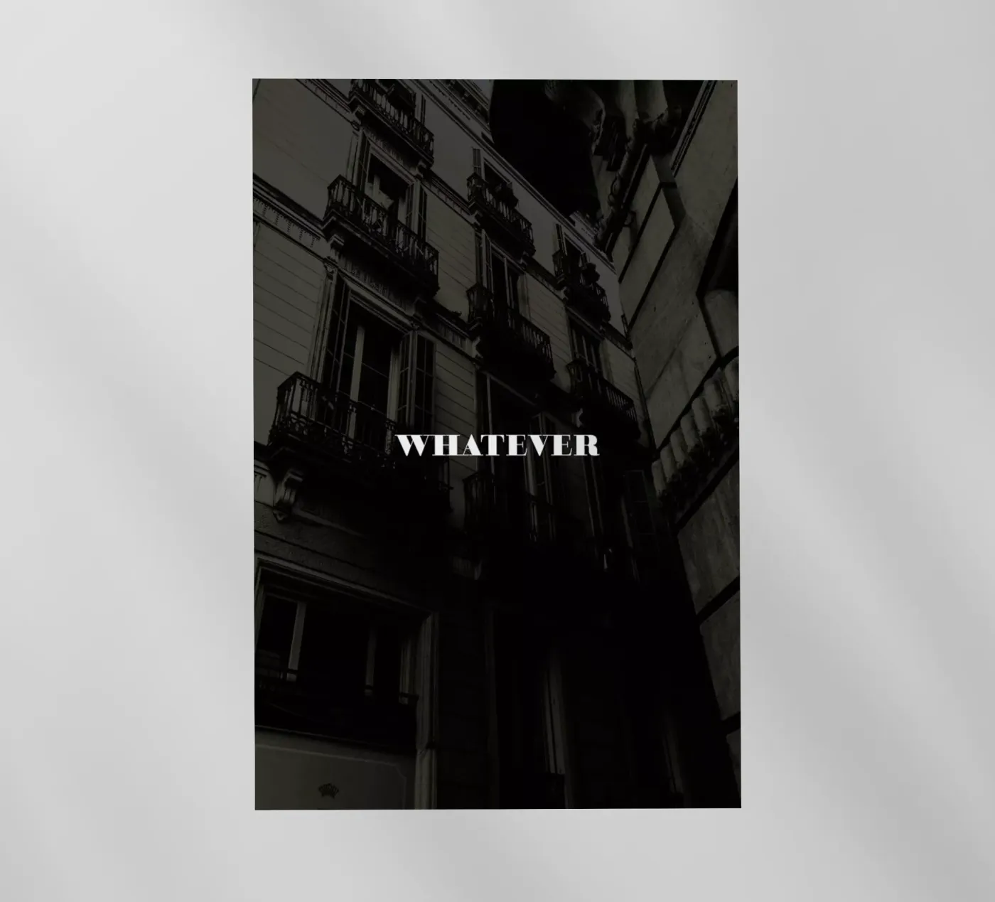 Whatever backlit folie van Sebastian Hilgetag