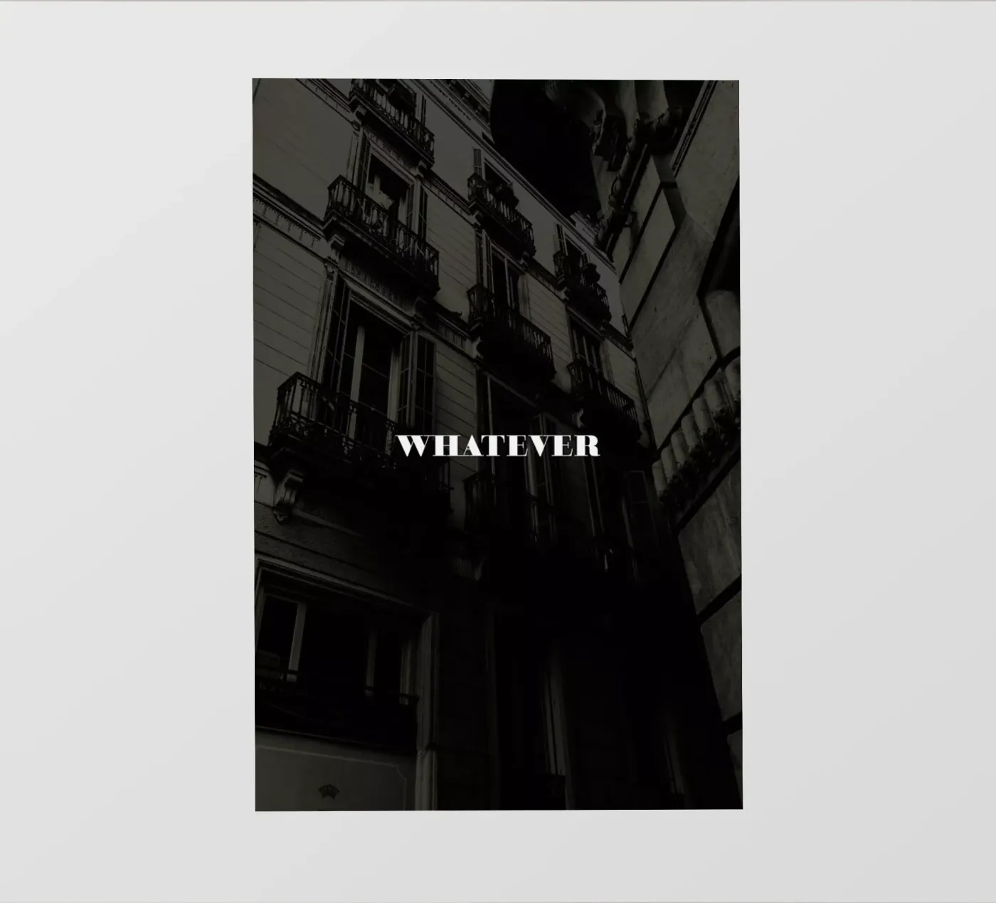 Whatever backlit folie van Sebastian Hilgetag