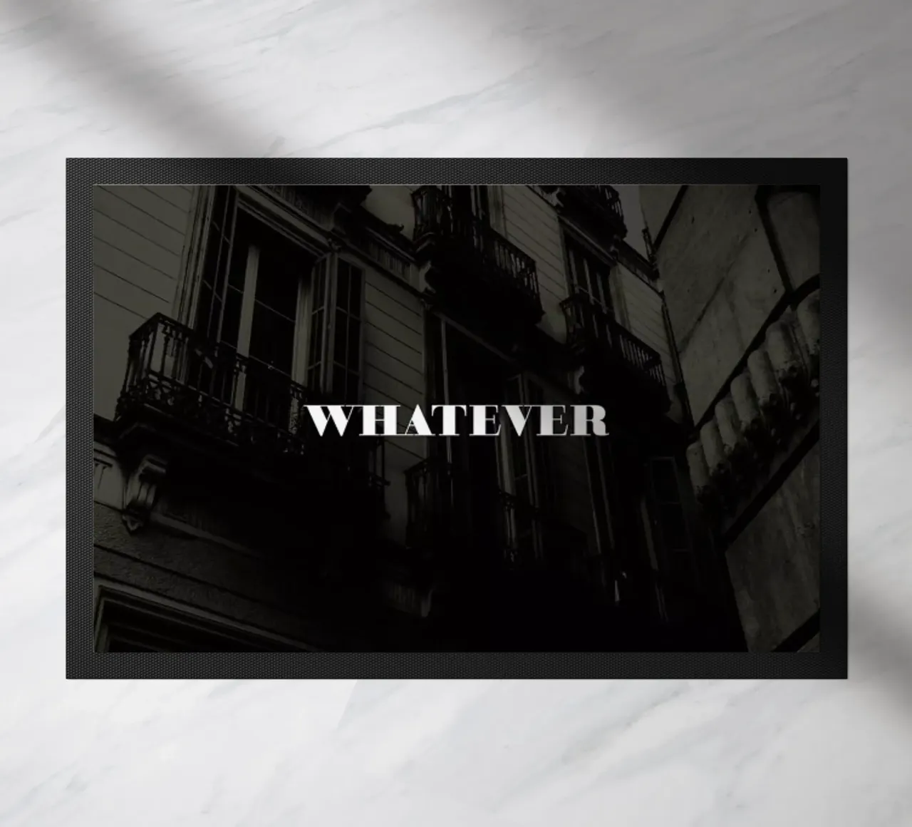 Whatever doormat by Sebastian Hilgetag