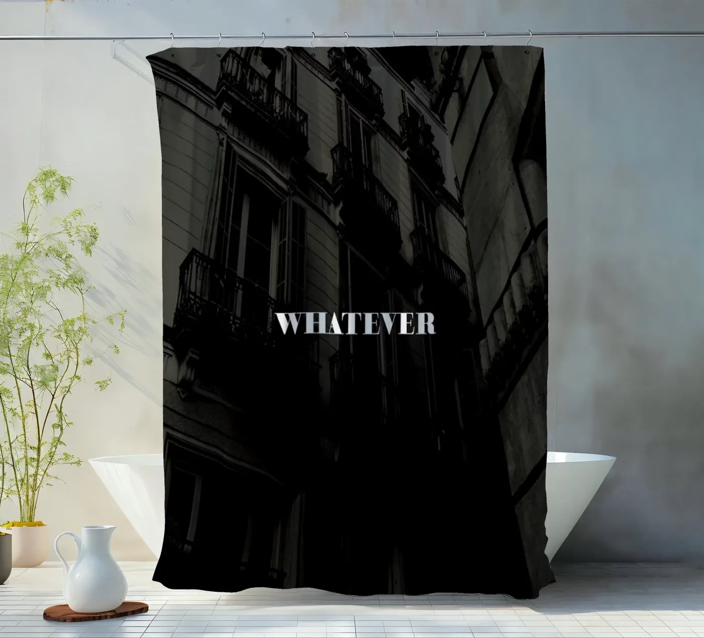 Whatever douchegordijn van Sebastian Hilgetag