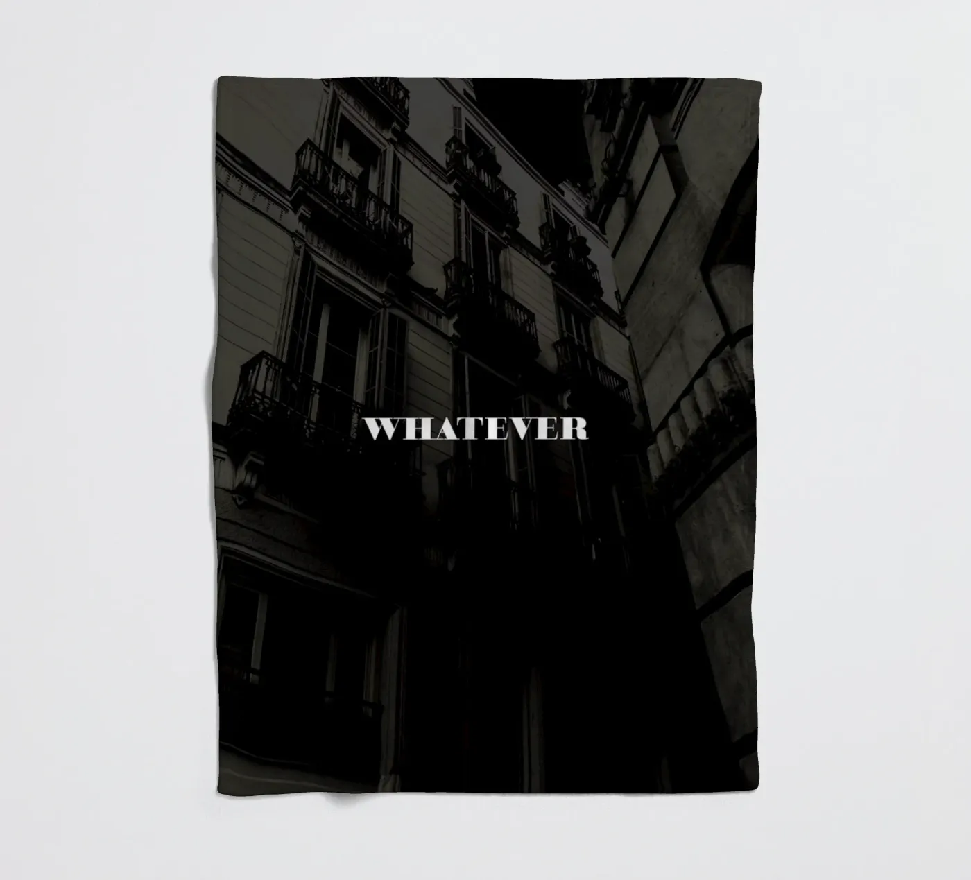 Whatever Fleecedecke von Sebastian Hilgetag