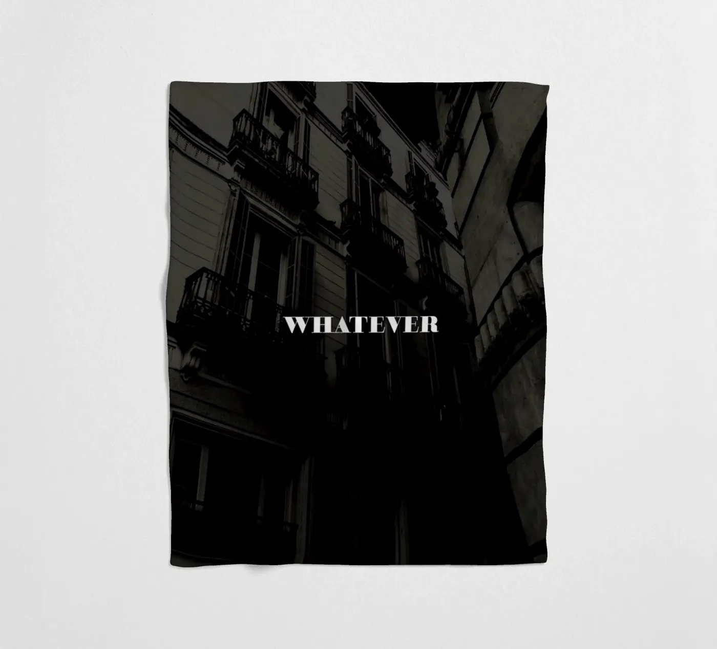 Whatever Fleecedecke von Sebastian Hilgetag