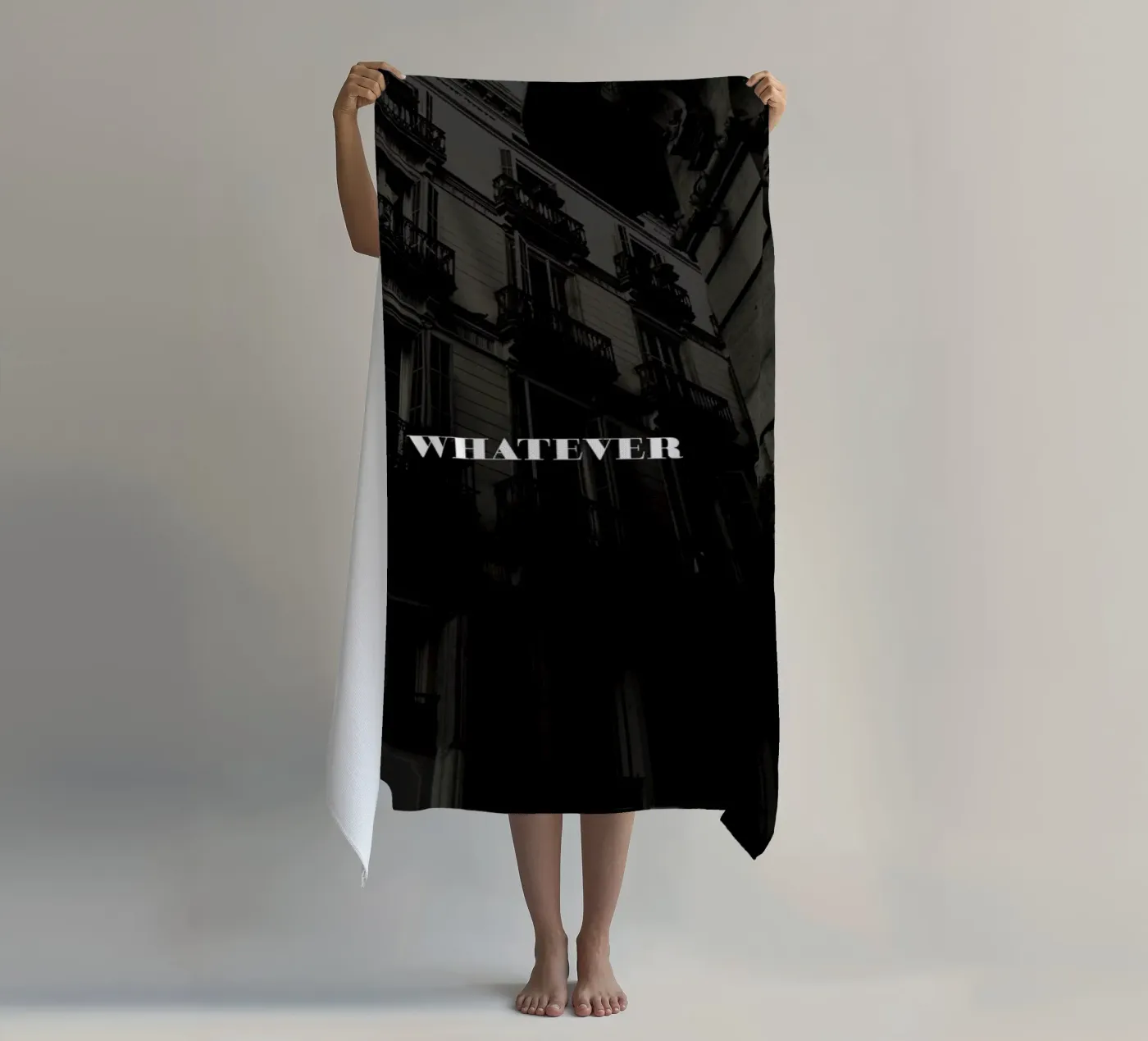 Whatever Strandtuch von Sebastian Hilgetag