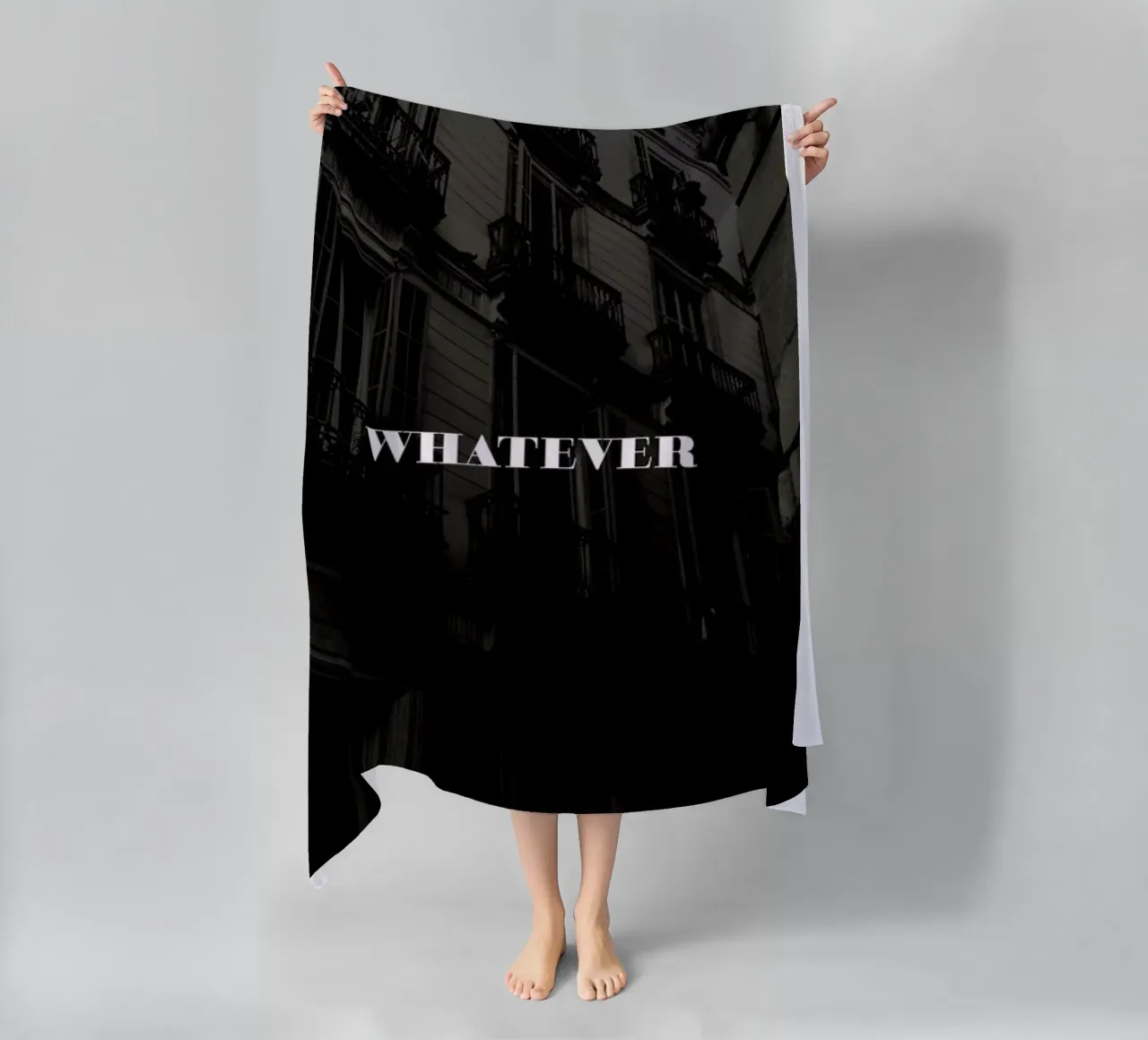 Whatever beach towel by Sebastian Hilgetag