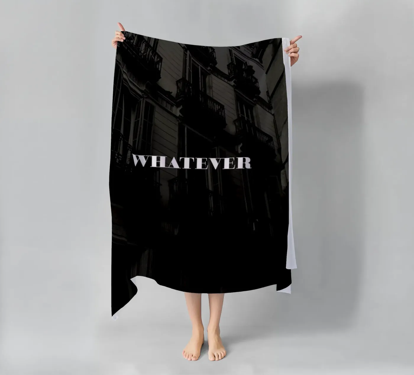 Whatever Strandtuch von Sebastian Hilgetag