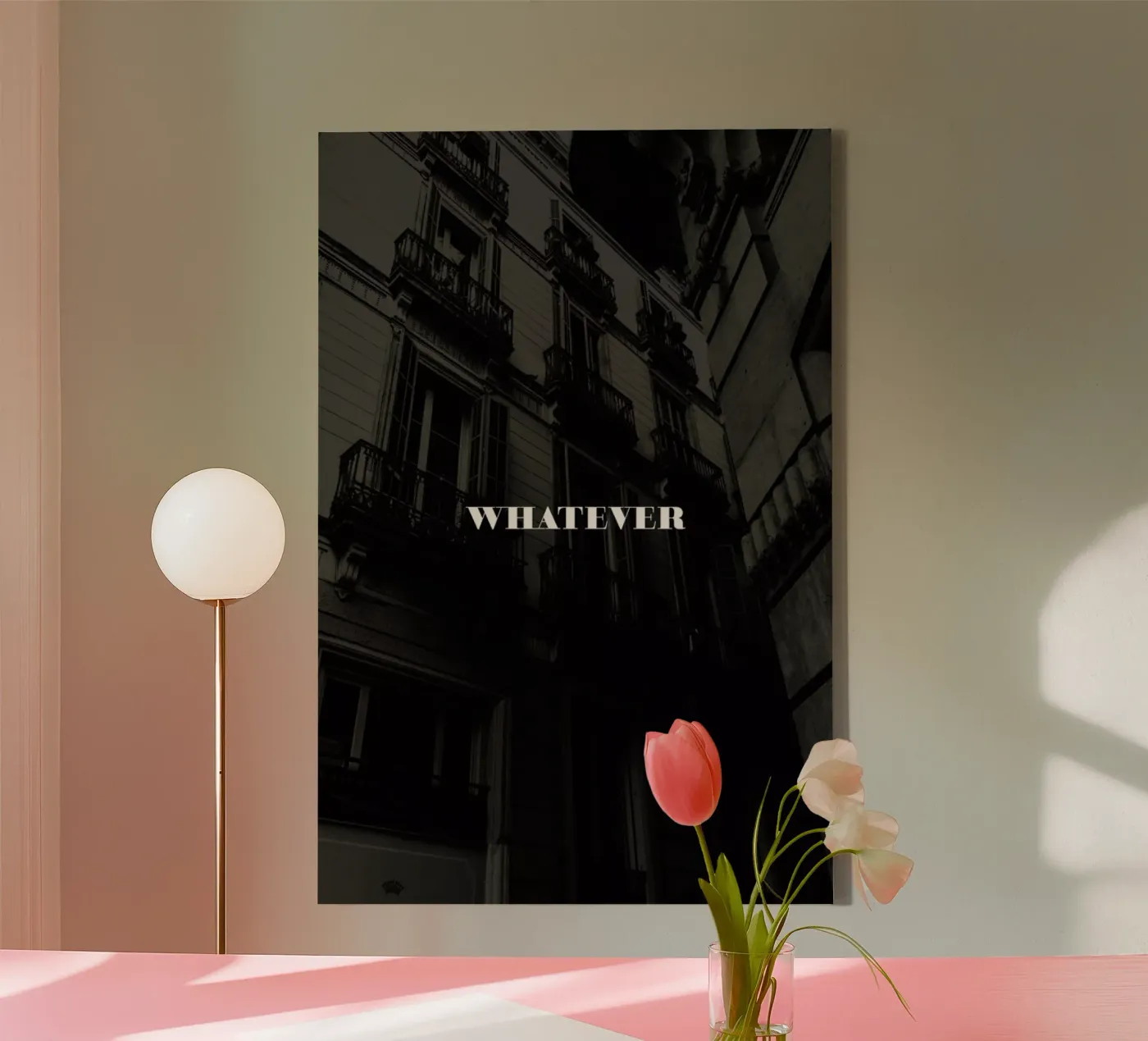 Whatever Leinwand von Sebastian Hilgetag