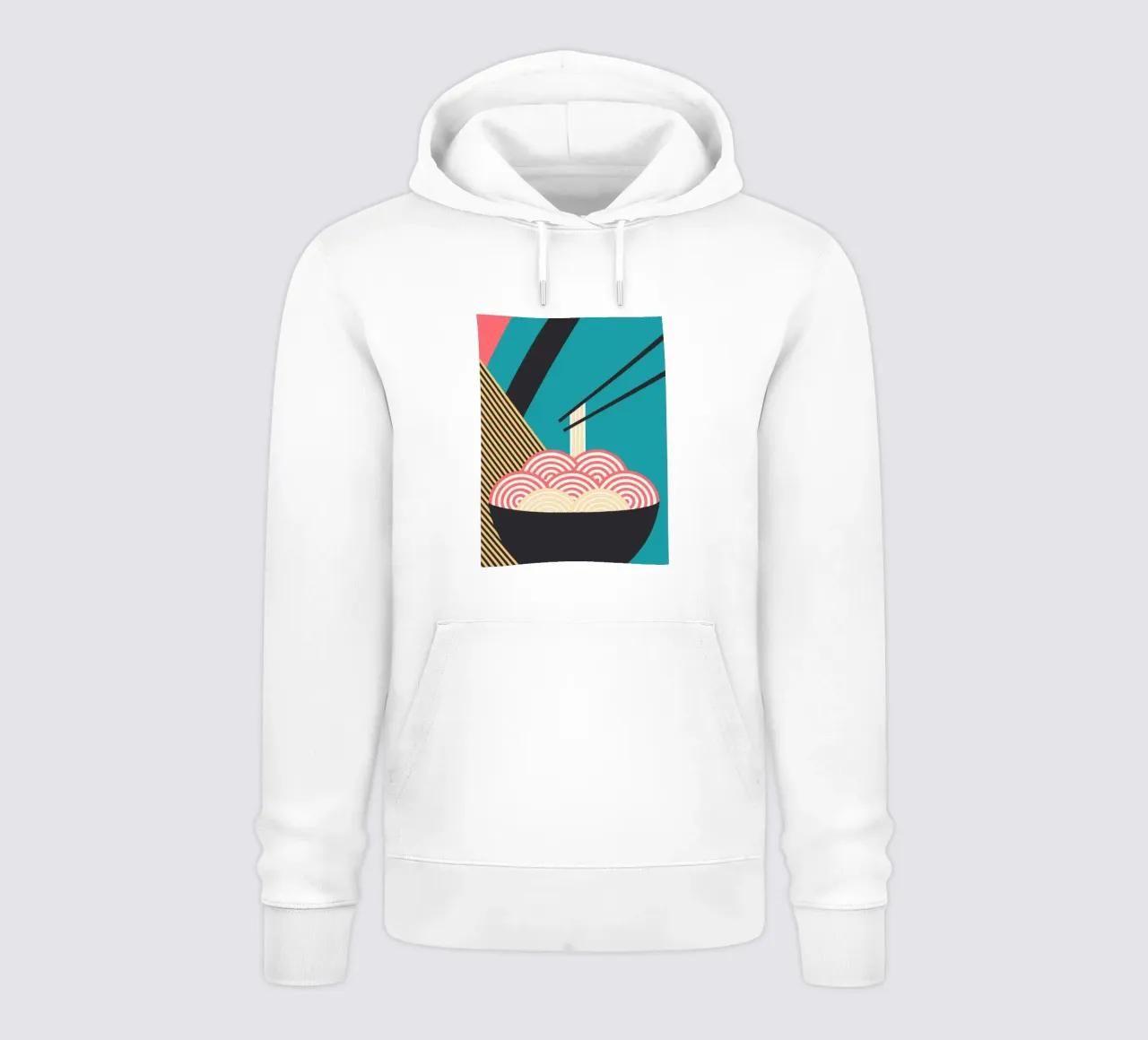 fideos vector imaginación sudadera con capucha de kamilaze