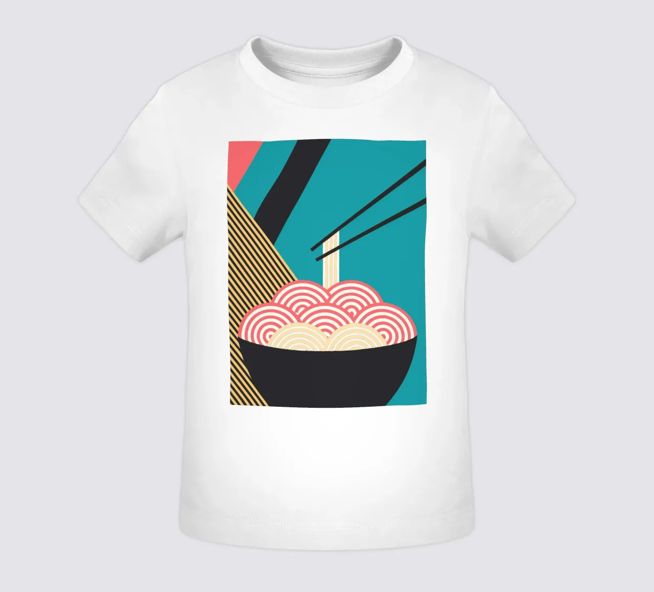 noodle vector imagination baby t-shirt by kamilaze