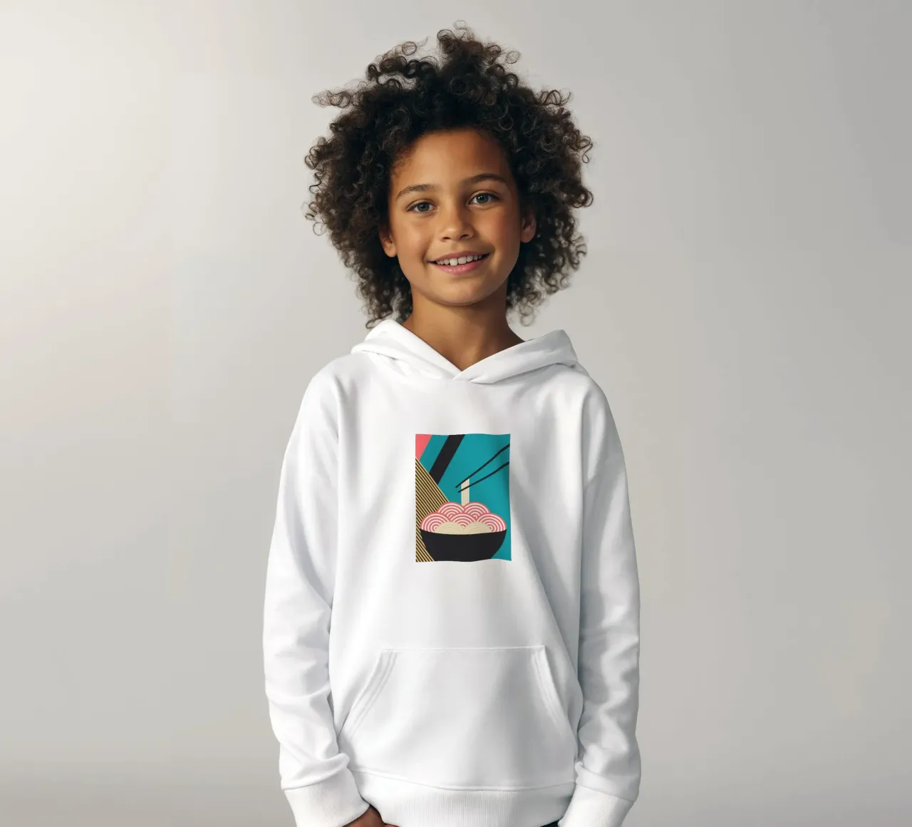 noodle vector imagination kids hoodie by kamilaze