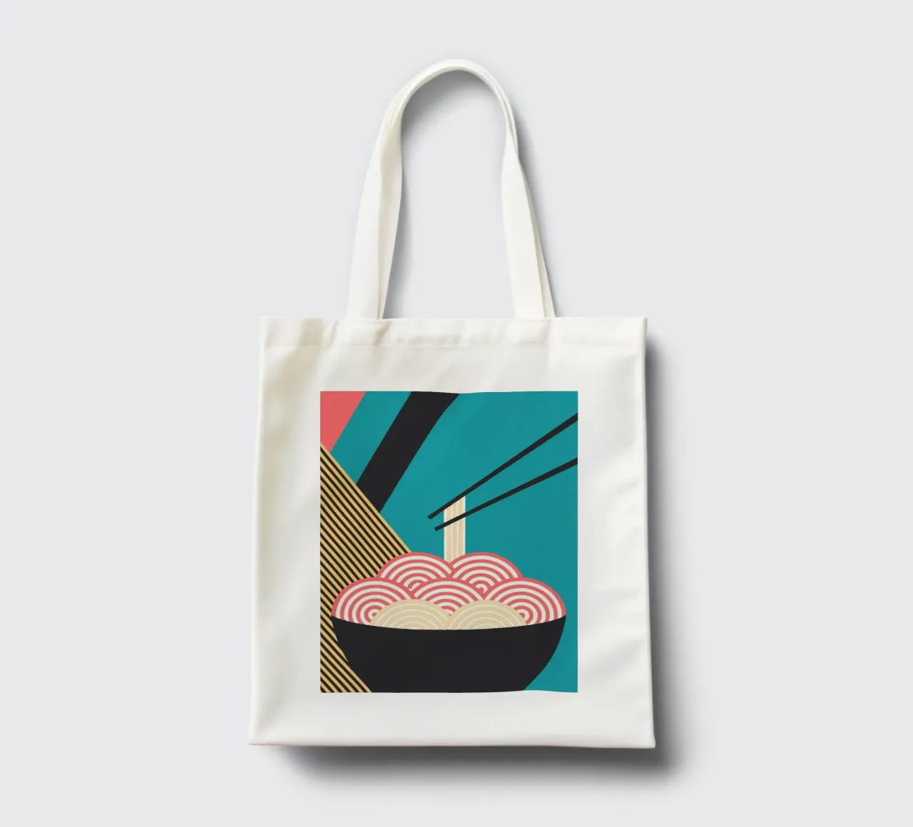 noodle vector imagination tote bag by kamilaze