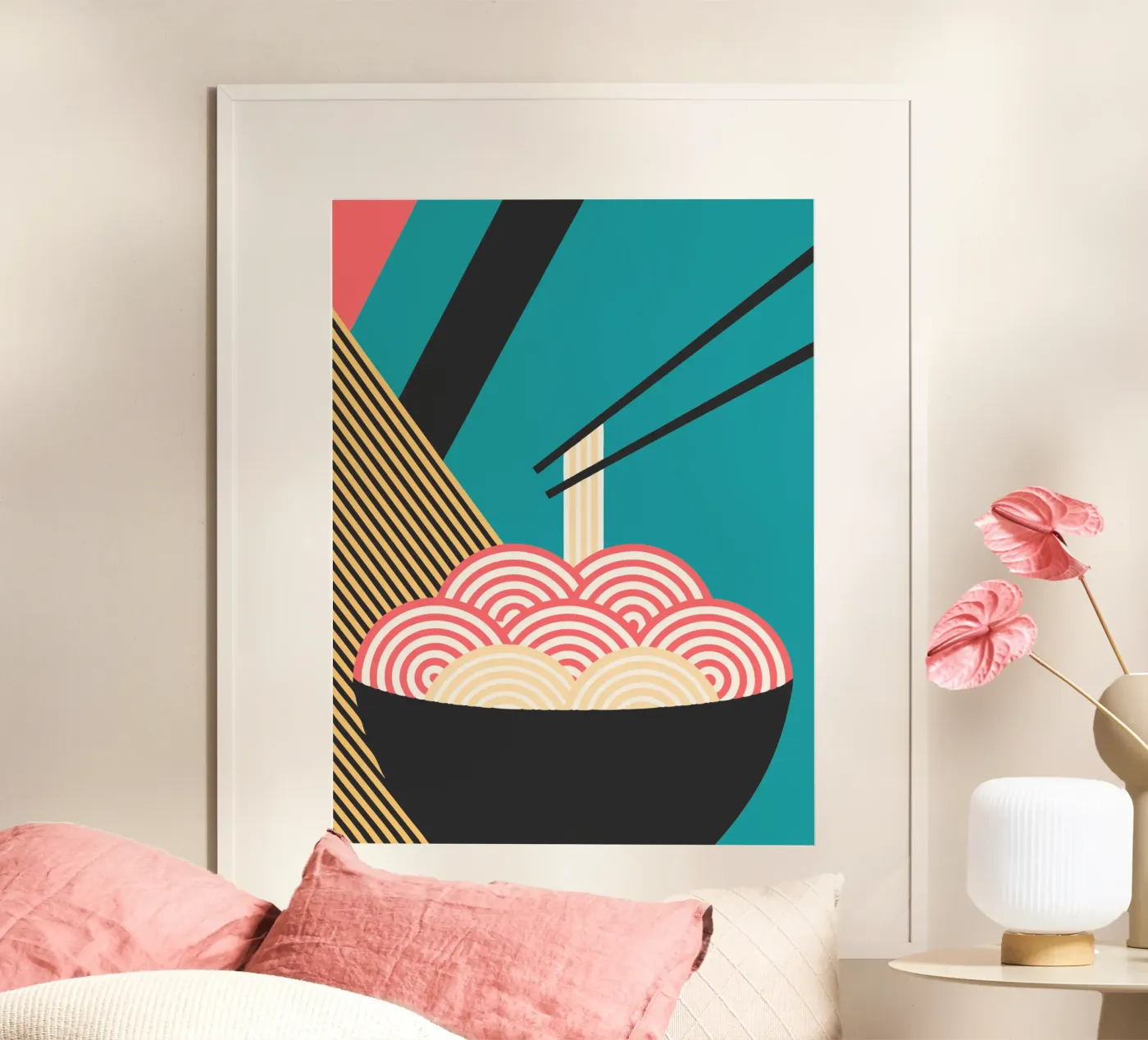 noedel vector verbeelding poster van kamilaze