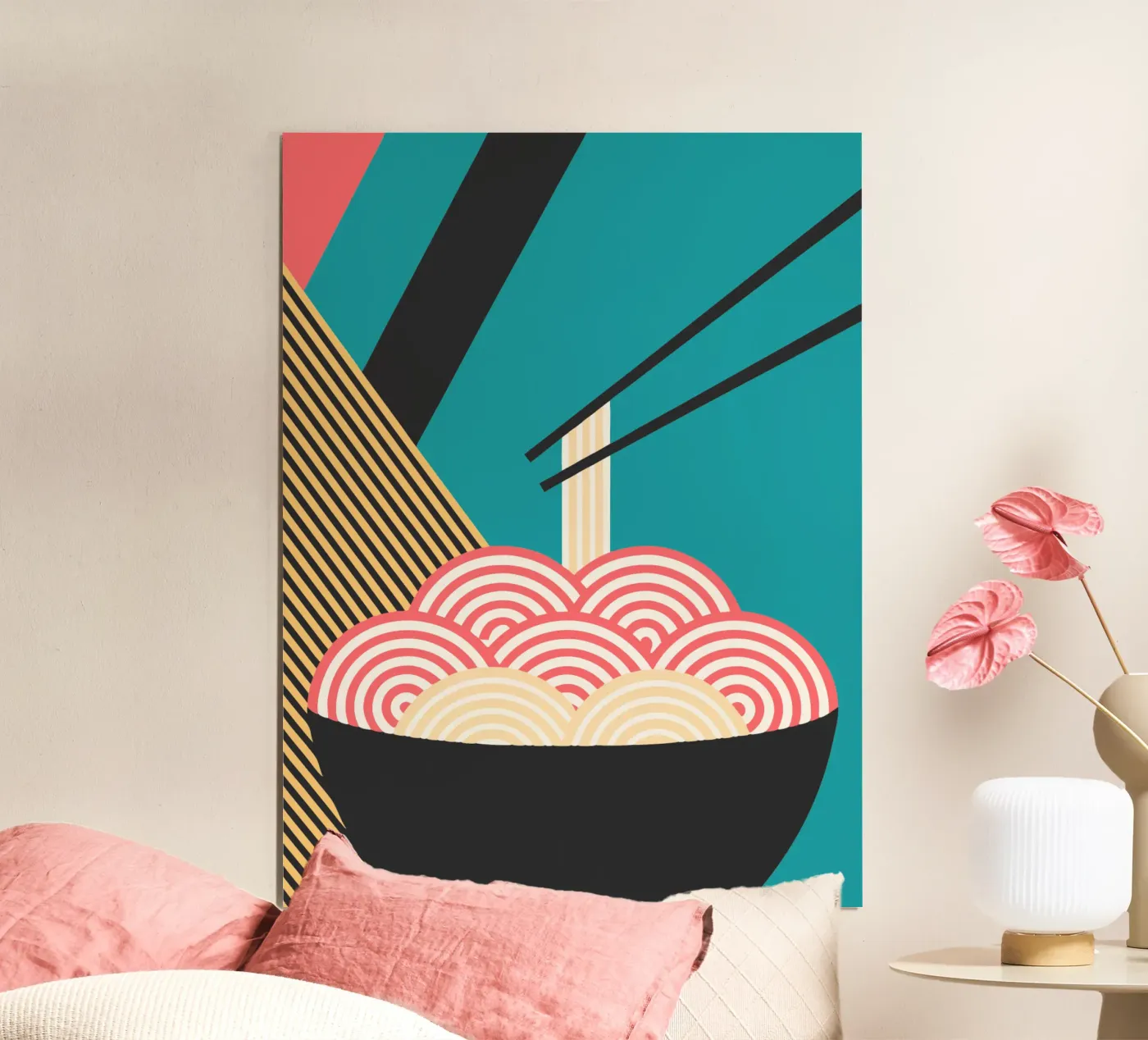 noedel vector verbeelding poster van kamilaze