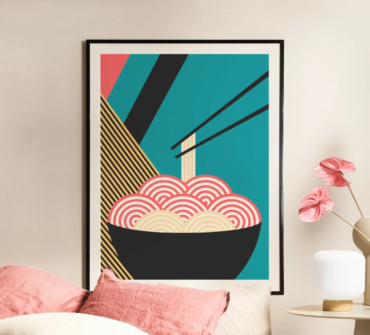 noedel vector verbeelding poster van kamilaze