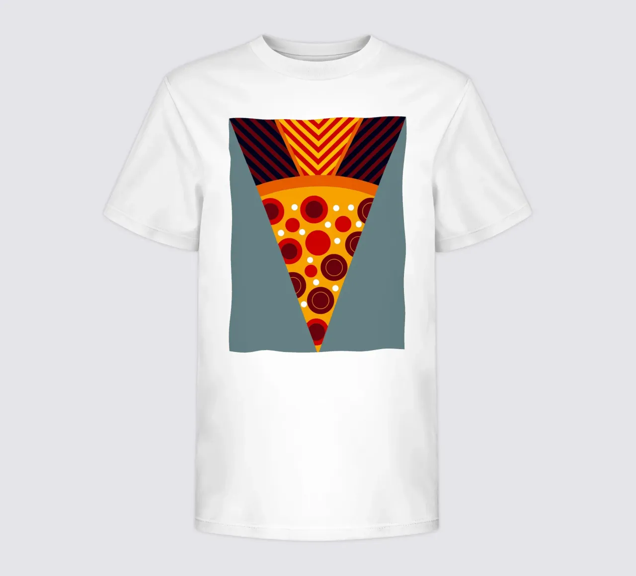 pizza ilustration kids t-shirt by kamilaze