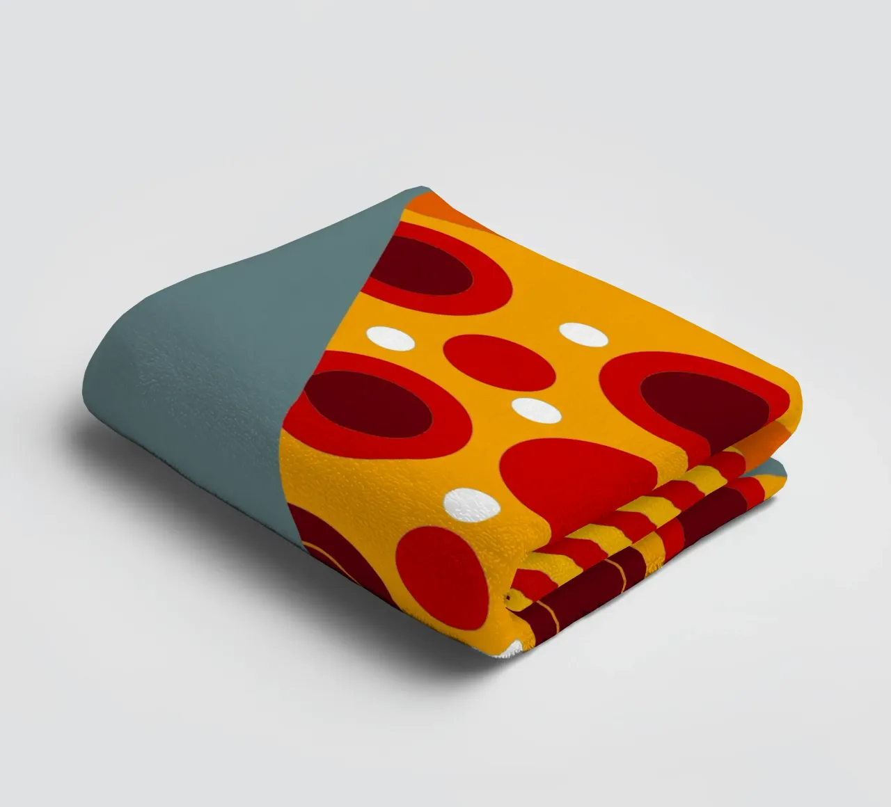 pizza ilustration towel by kamilaze