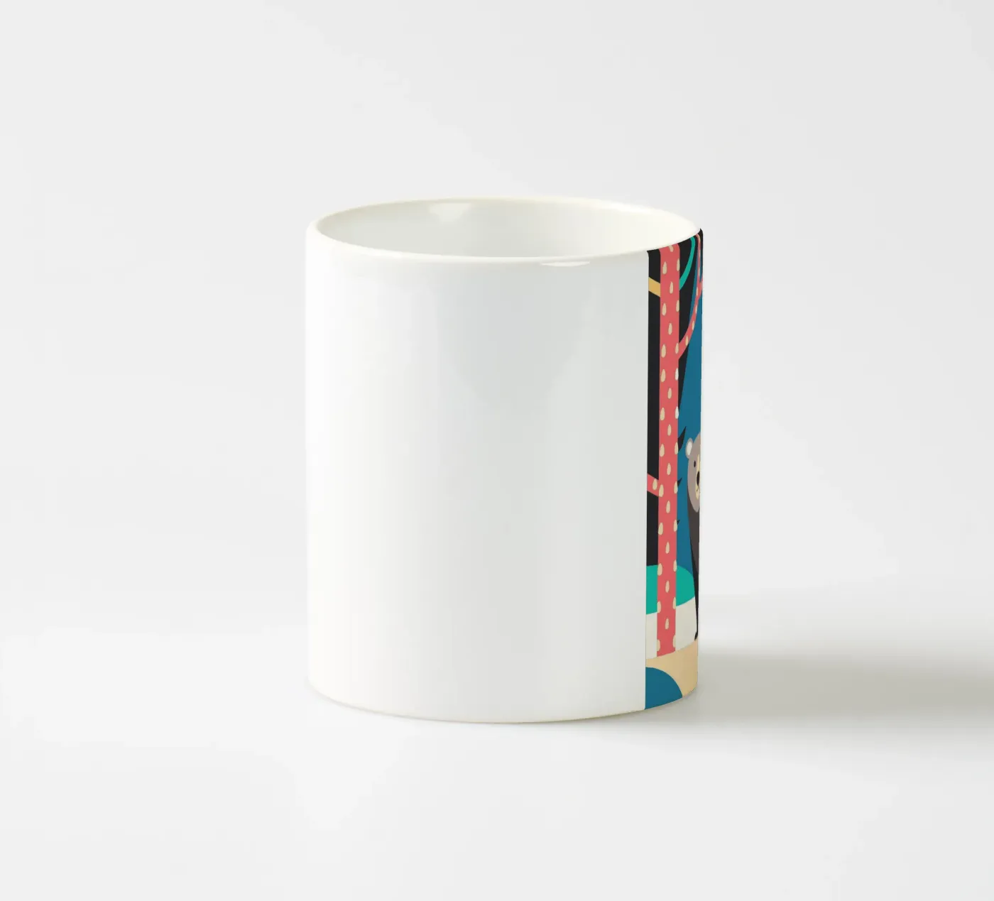 bear vector imagination ceramic mug by kamilaze