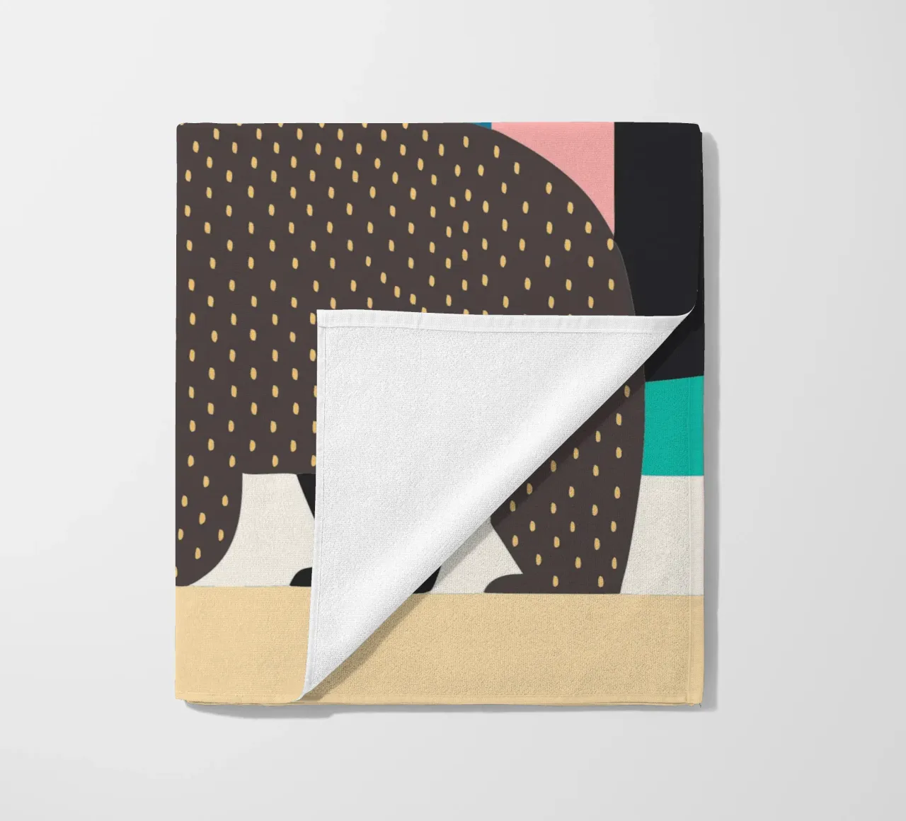 orso fantasia vettoriale telo mare da kamilaze