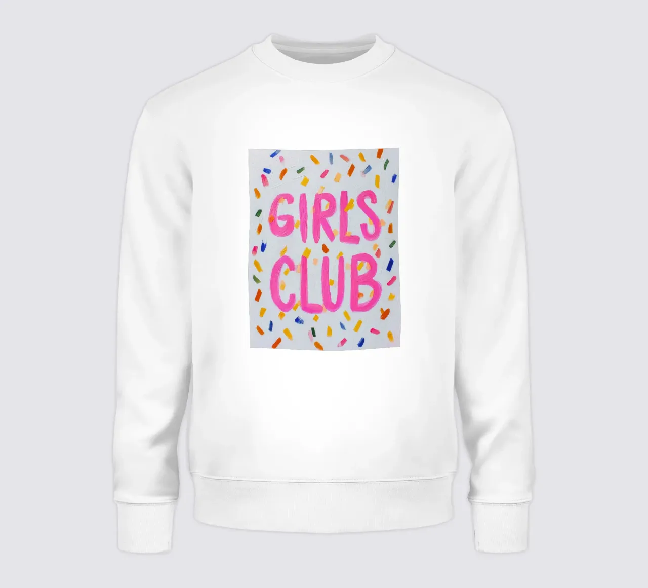 Club delle ragazze colorate felpa da Carinaprint