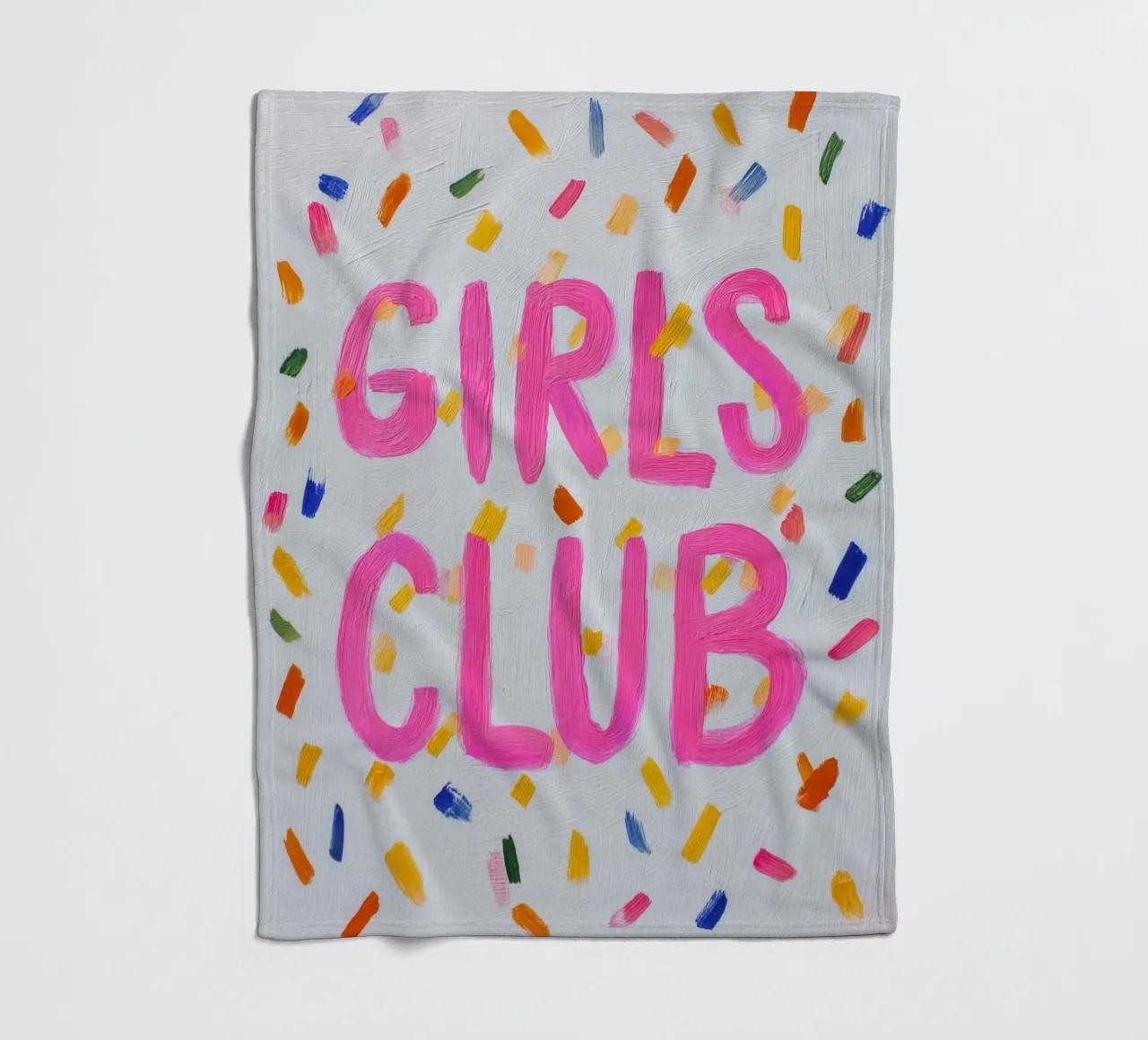 Club delle ragazze colorate coperta in pile da Carinaprint