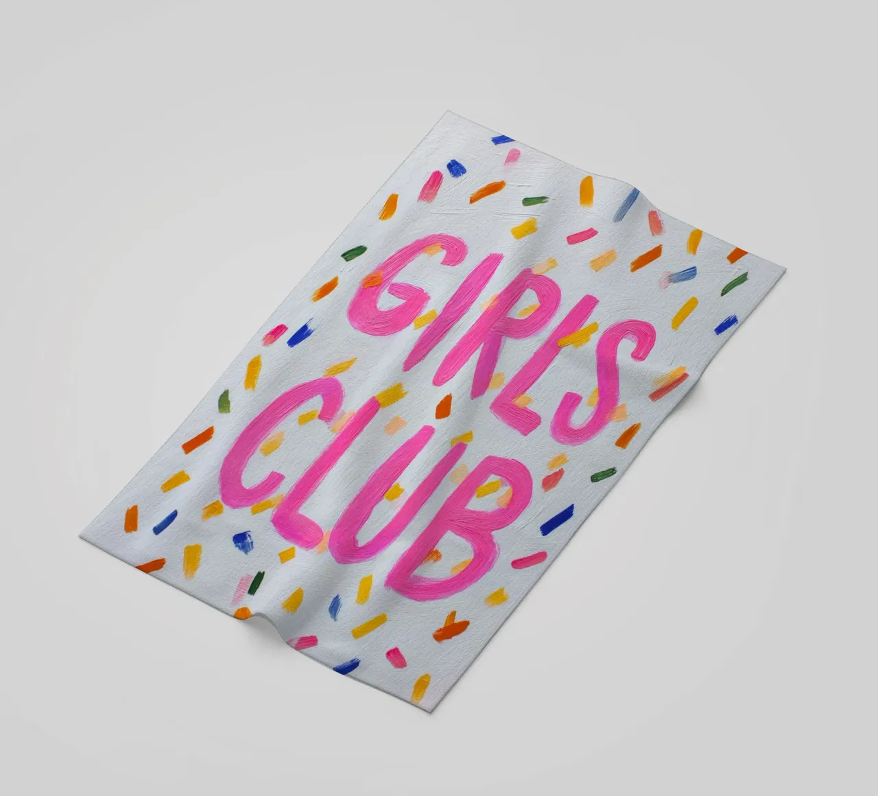 Club delle ragazze colorate telo mare da Carinaprint
