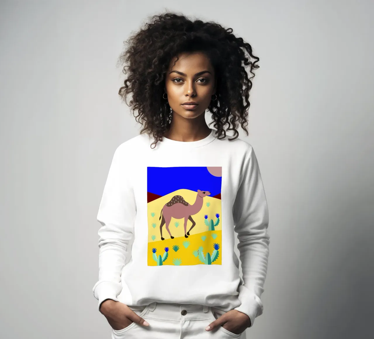 kamel vektor kunst ilustration Sweatshirt von kamilaze