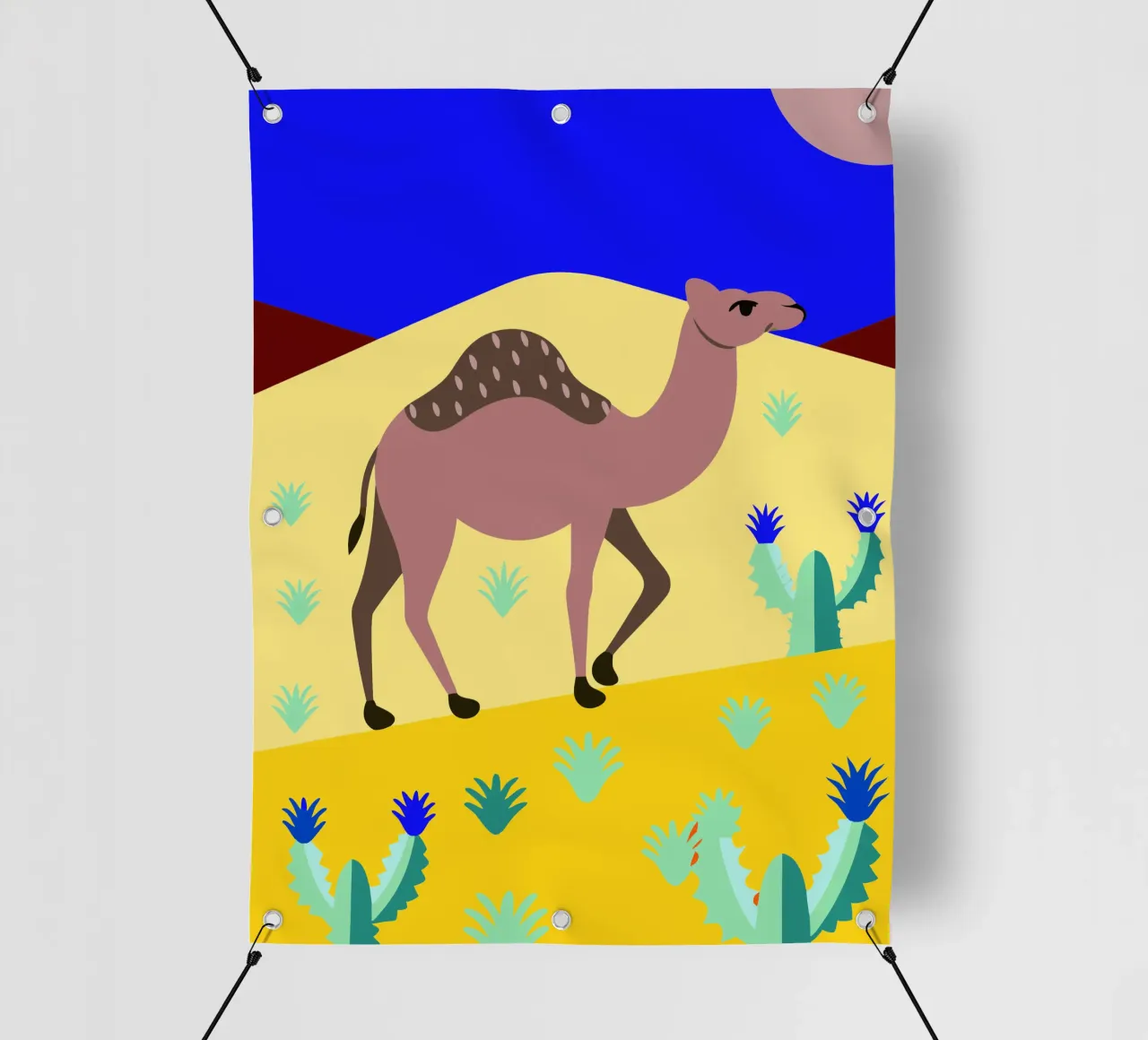 camel vector art ilustration pvc cover by kamilaze