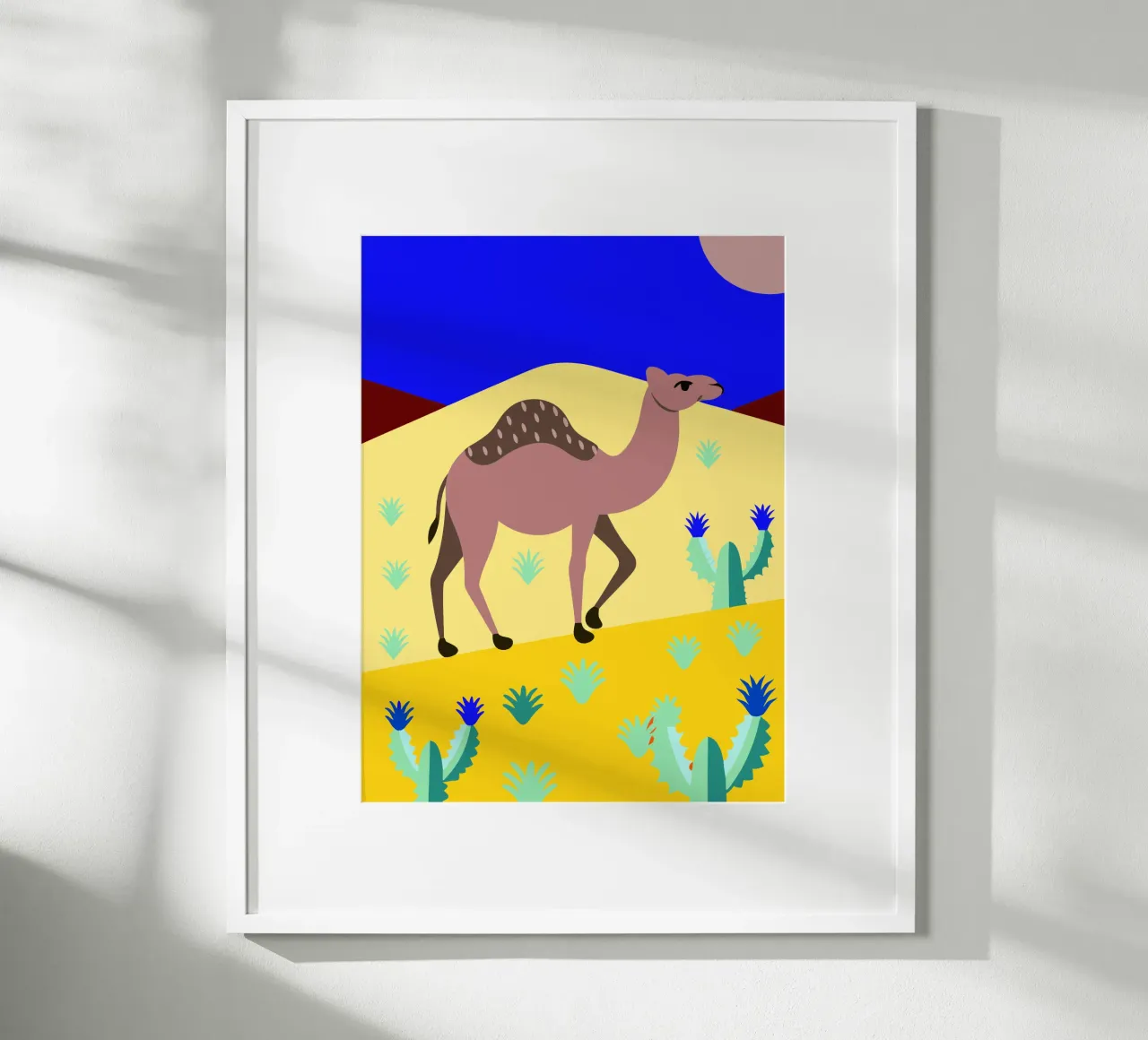 camel vector art ilustration poster by kamilaze