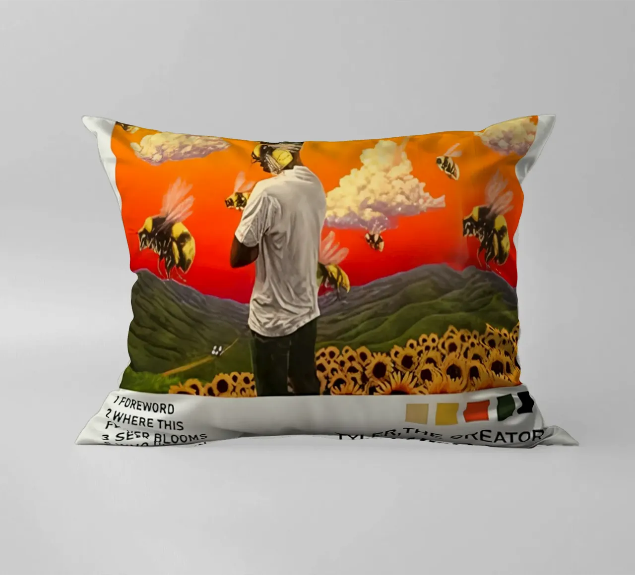 Ragazzo in fiore cuscino da Musc-Fav