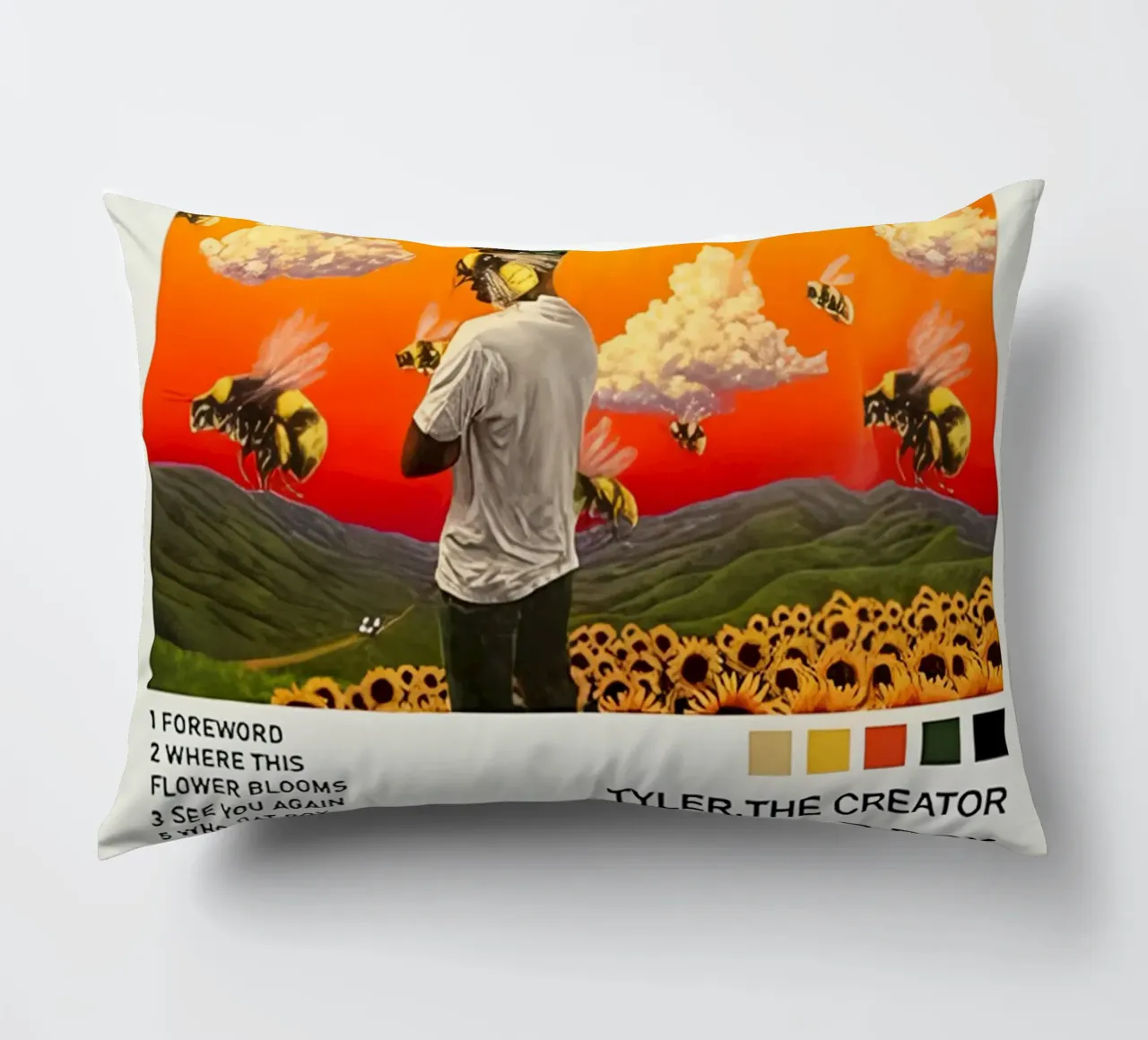 Ragazzo in fiore cuscino da Musc-Fav