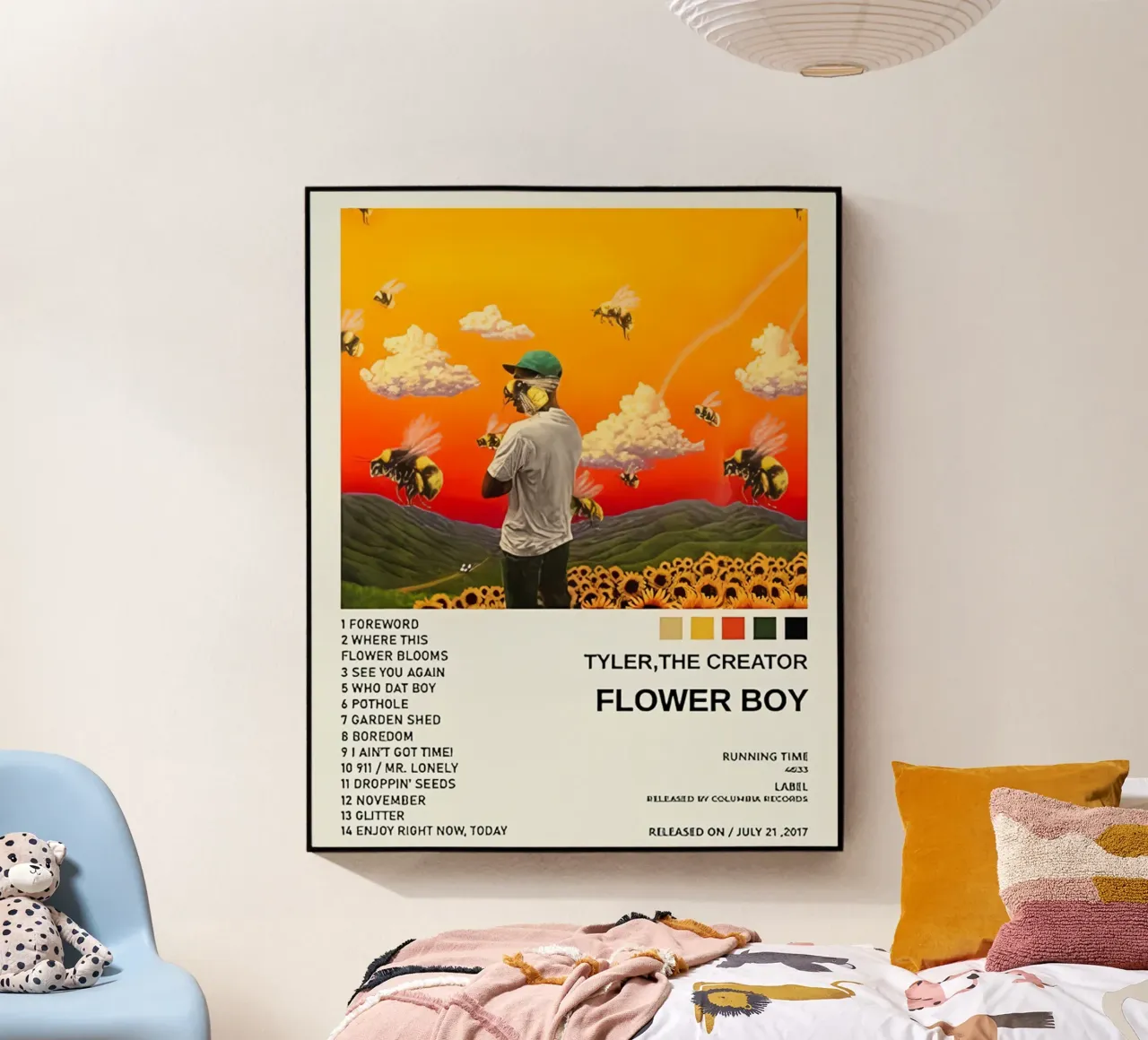 Ragazzo in fiore plexiglass da Musc-Fav