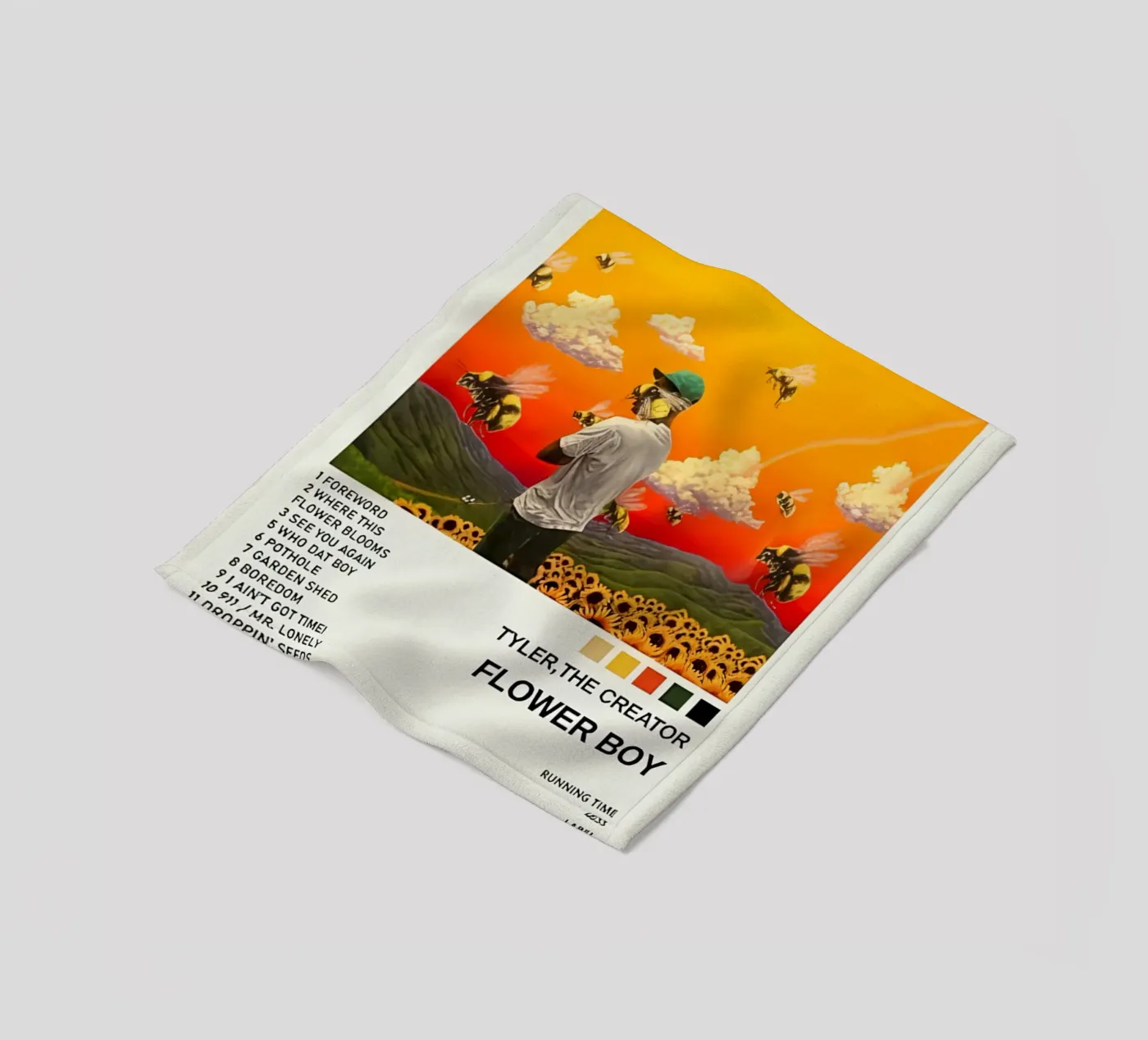 Flower Boy Fleecedecke von Musc-Fav