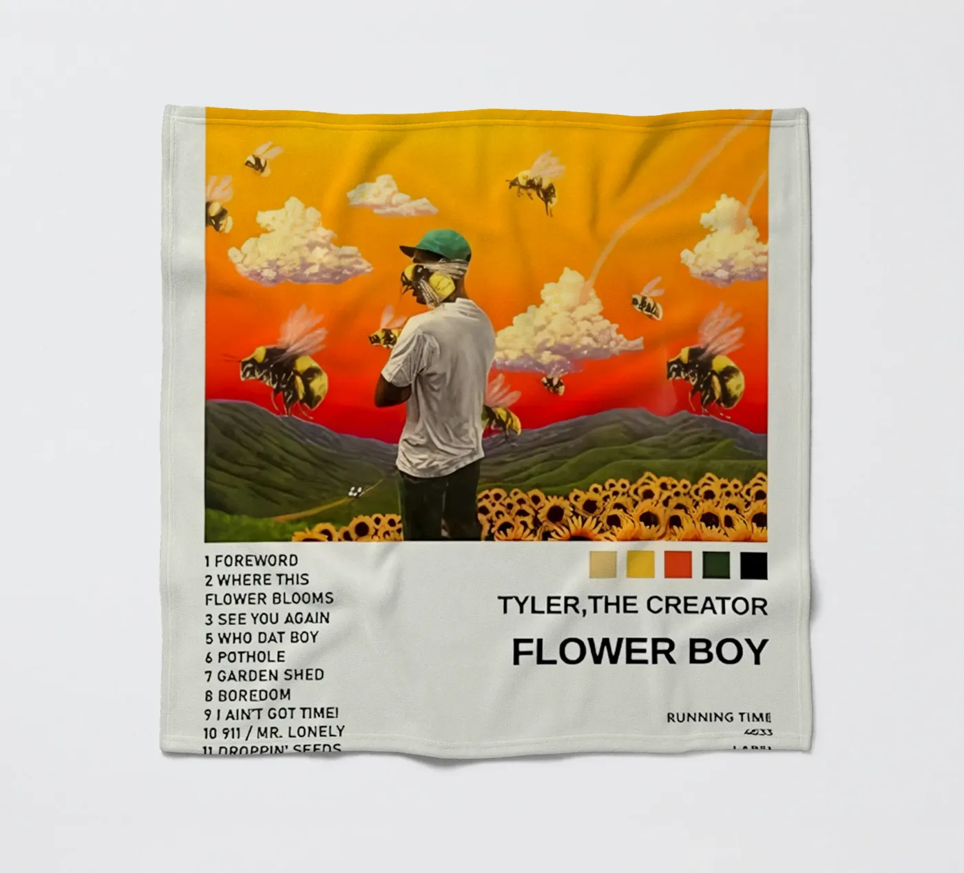 Flower Boy Fleecedecke von Musc-Fav