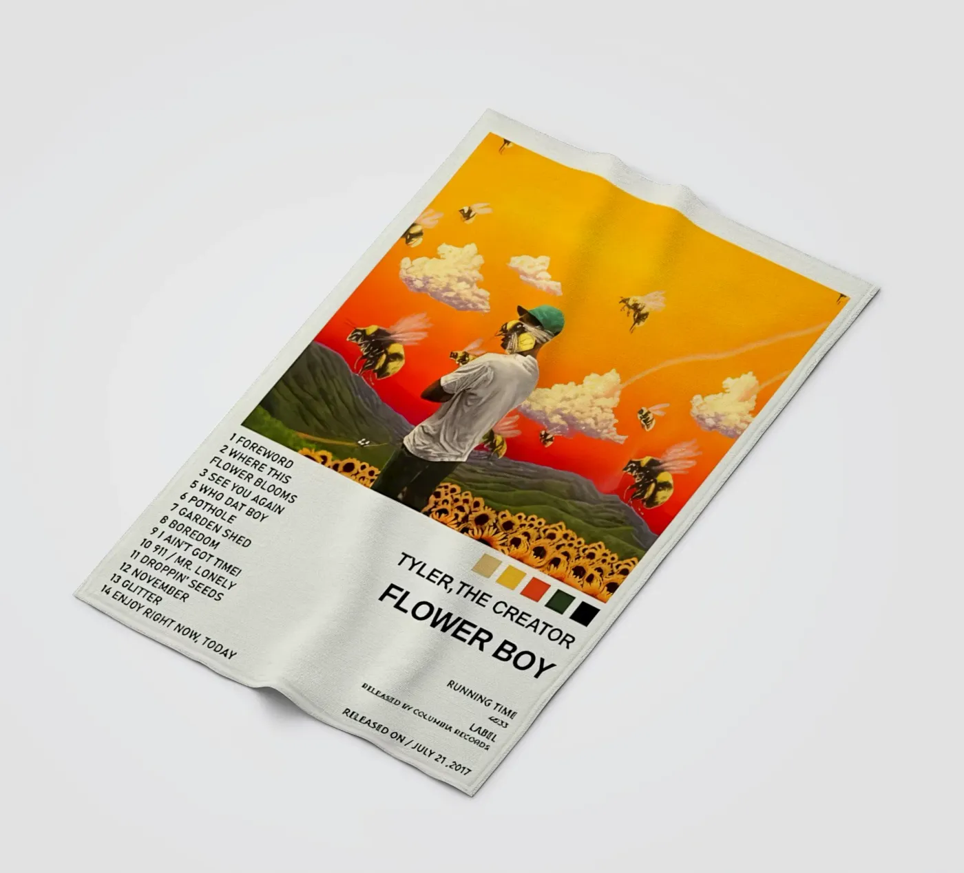 Flower Boy Fleecedecke von Musc-Fav