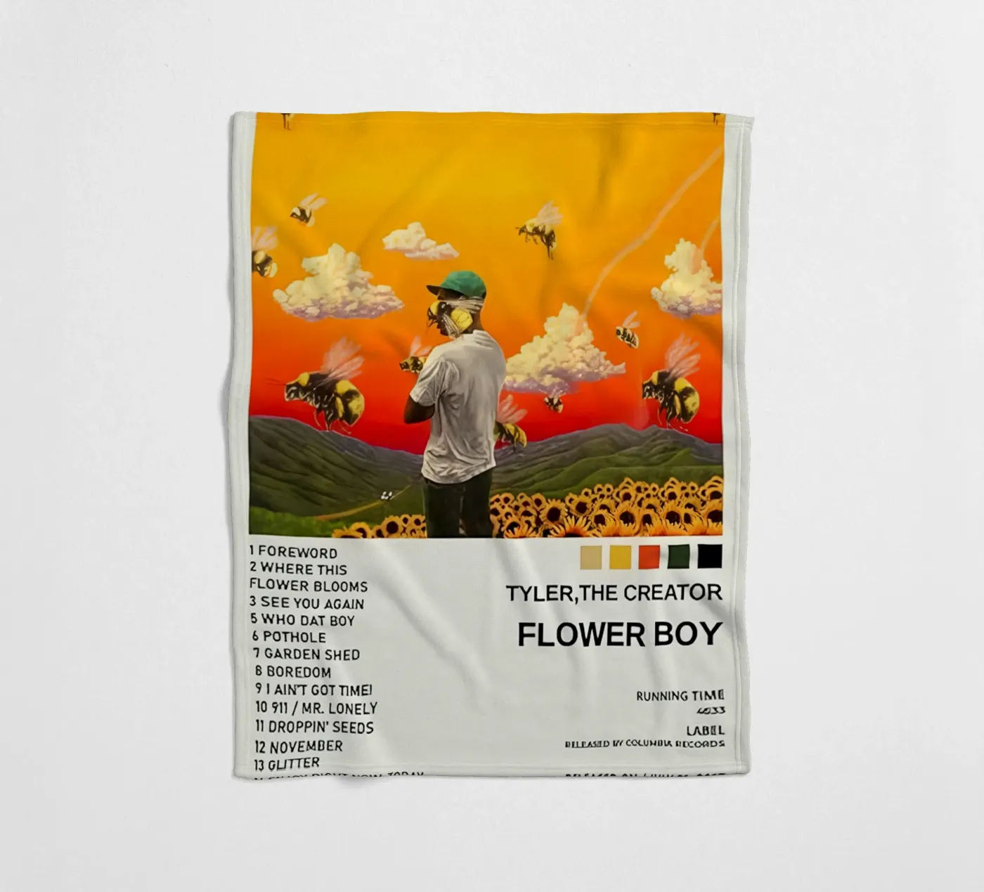 Flower Boy Fleecedecke von Musc-Fav