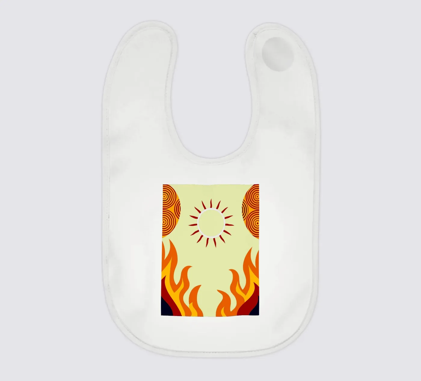 immaginazione vettoriale del sole bavaglino da kamilaze
