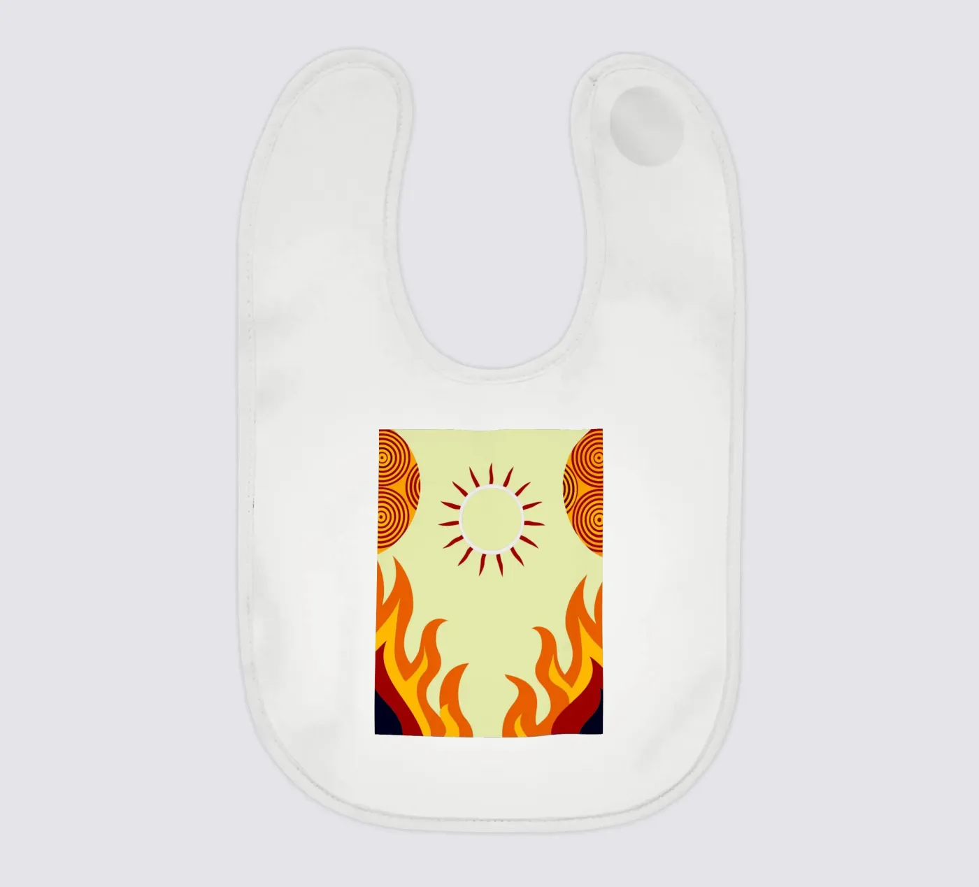 immaginazione vettoriale del sole bavaglino da kamilaze