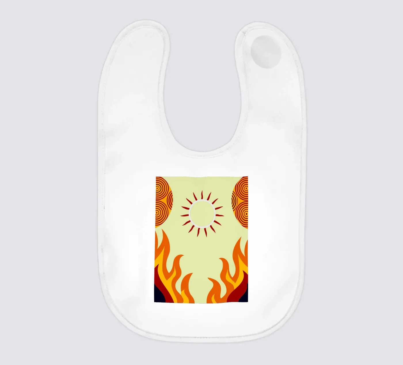 immaginazione vettoriale del sole bavaglino da kamilaze
