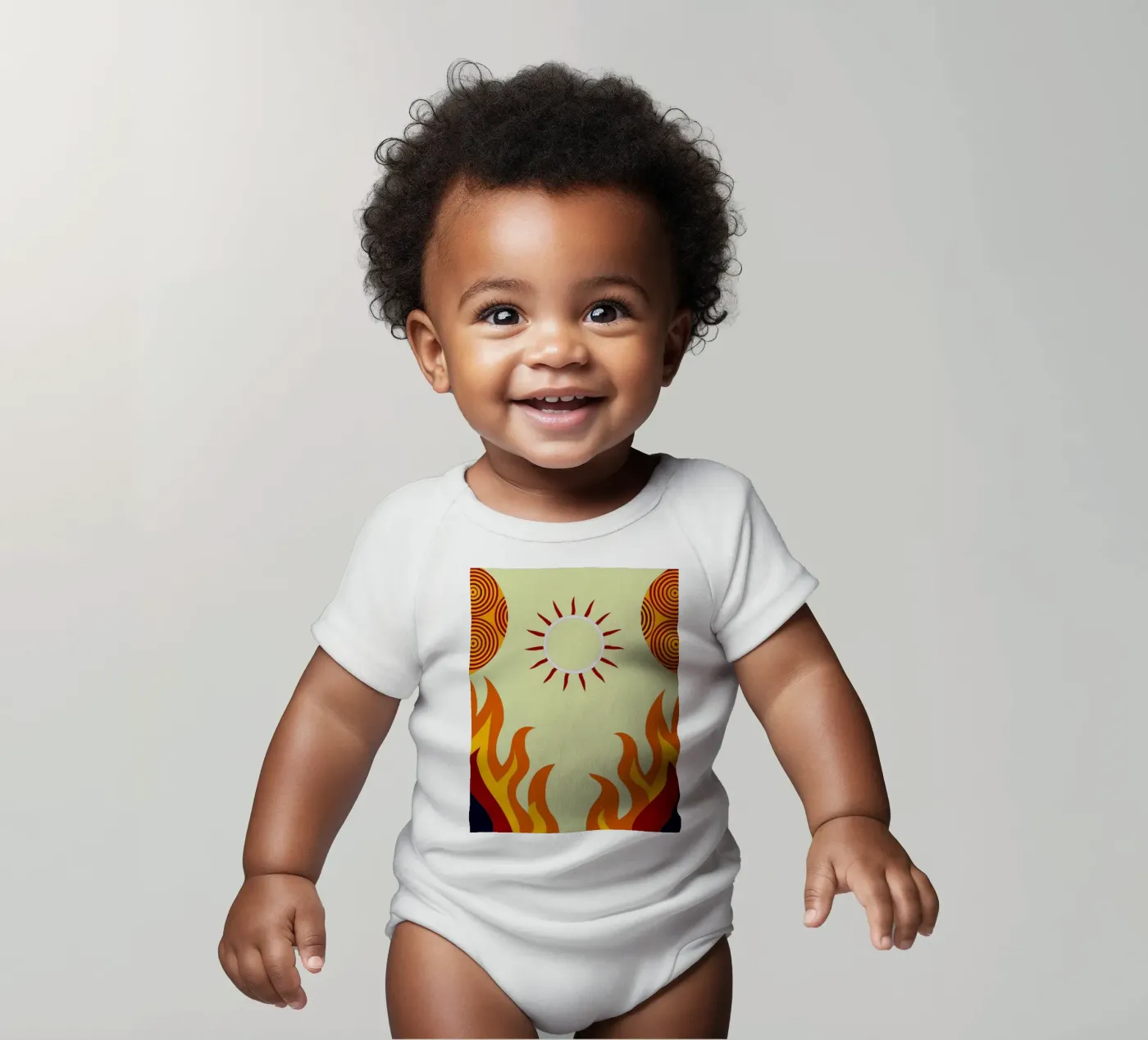 soleil vectoriel imagination body bébé de kamilaze