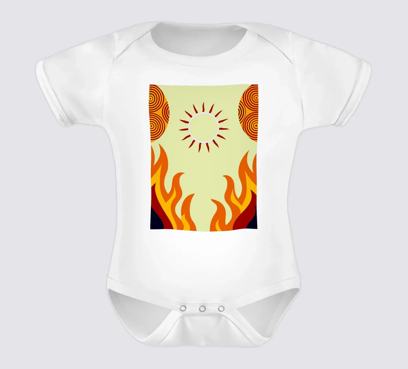 soleil vectoriel imagination body bébé de kamilaze
